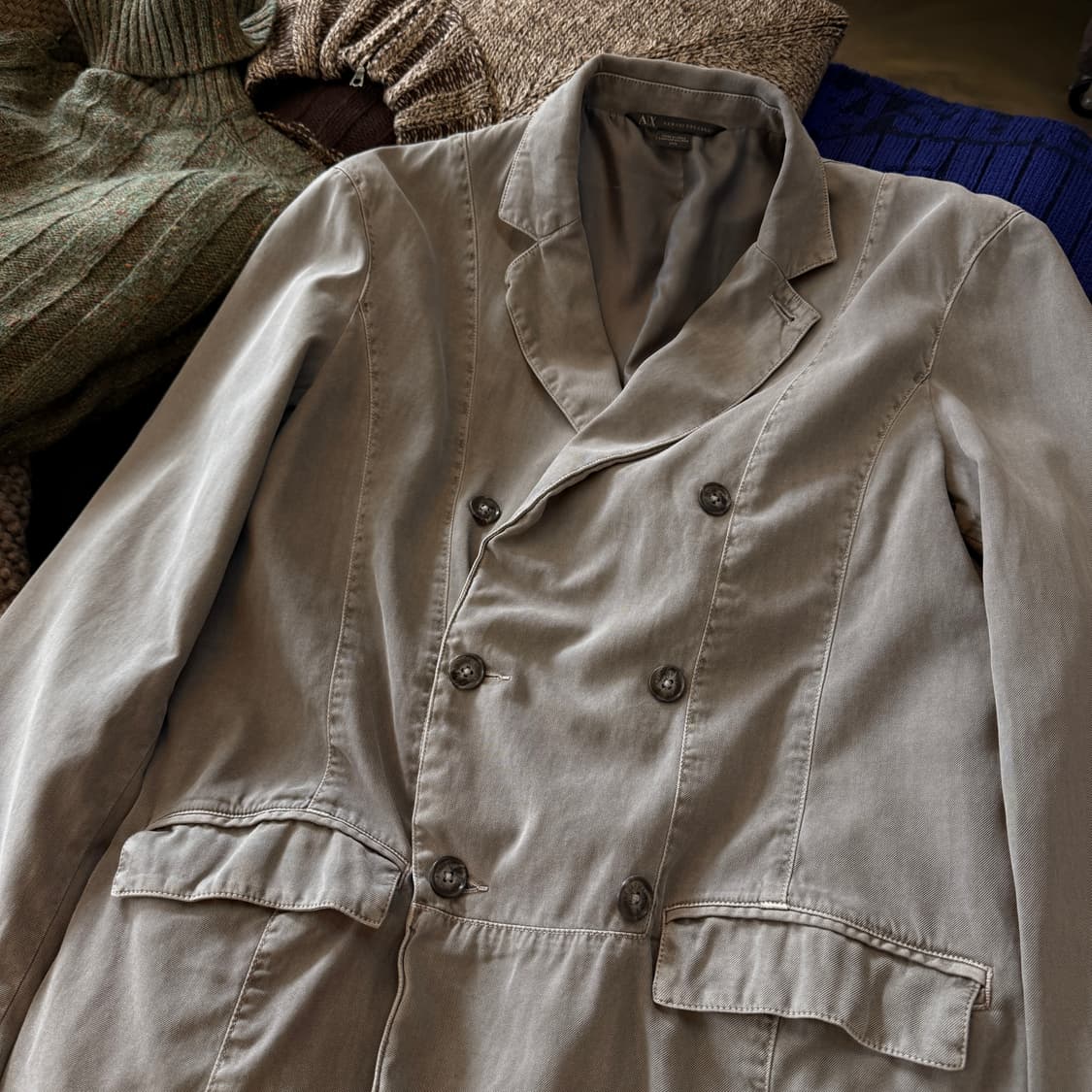 아르마니 익스체인지 더블 브레스티드 자켓 M 상품이미지2