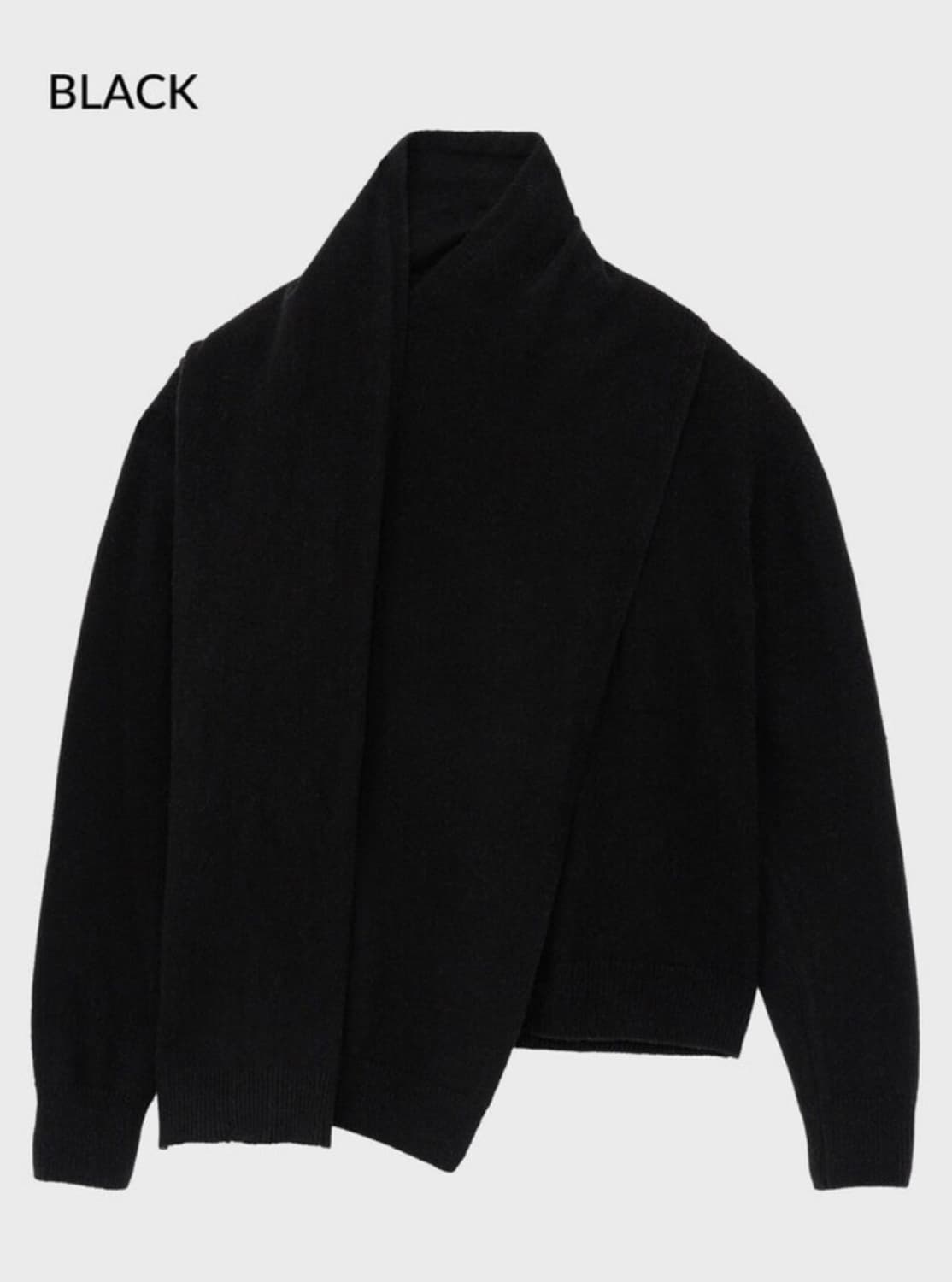 GBH 22WI TASMANIA MUFFLER KNIT Black 상품이미지2