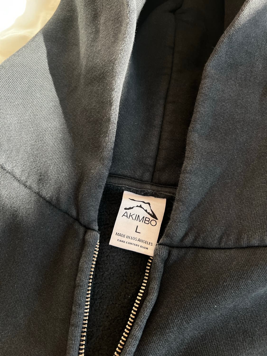 아킴보 클럽 / 뉴욕 후드집업 블랙 / L 상품이미지3