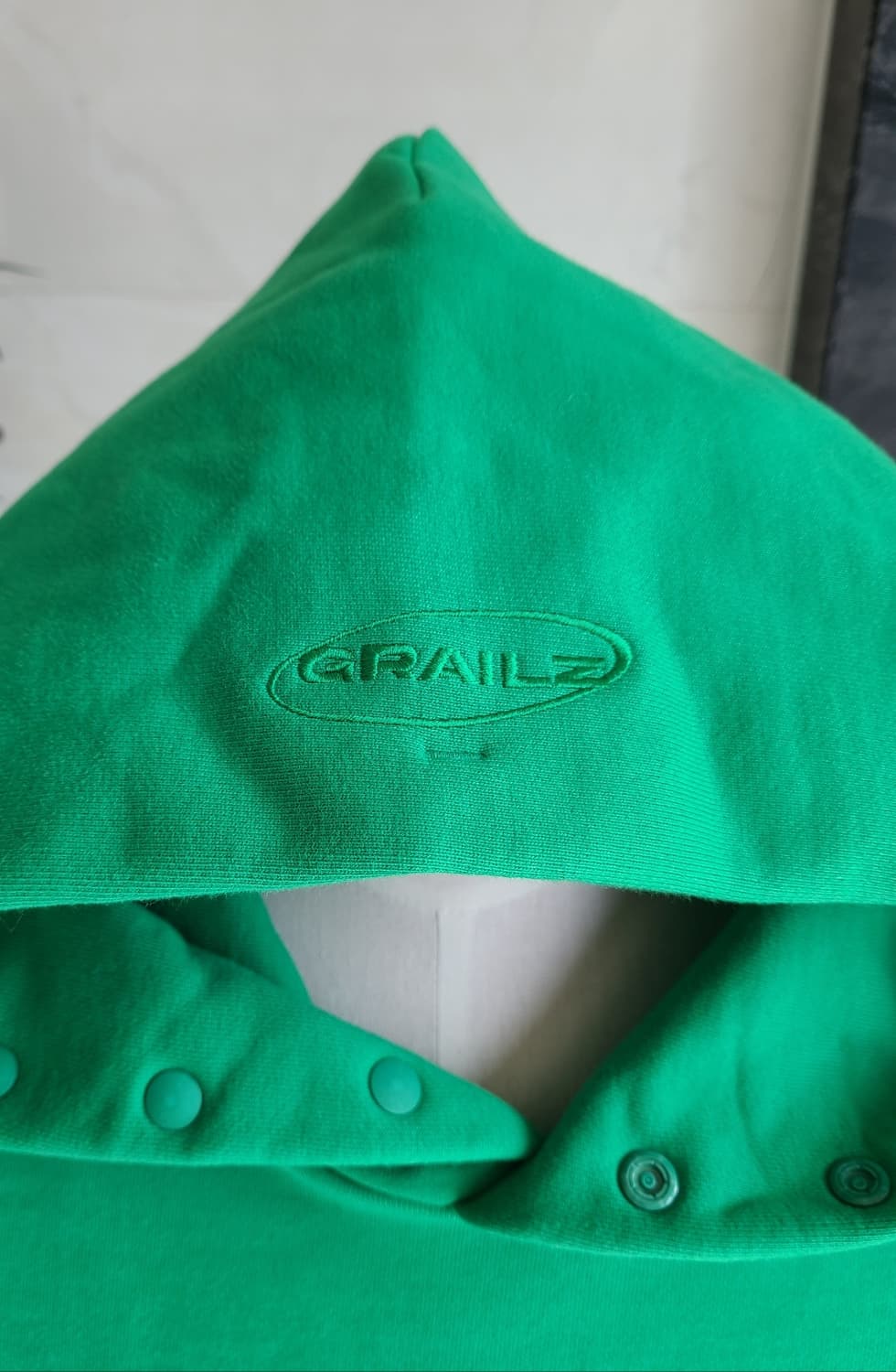 GRAILZ Geometry 초록색 후드티 상품이미지3