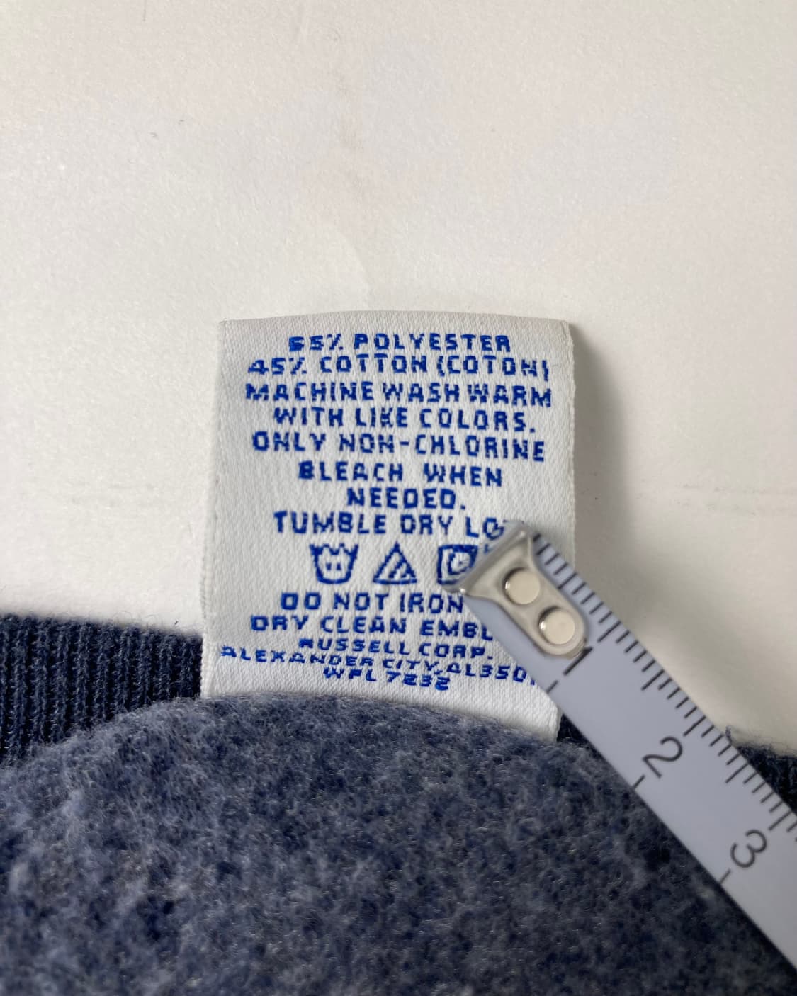 90s Russell Sweatshirt (charcoal blue) 상품이미지4