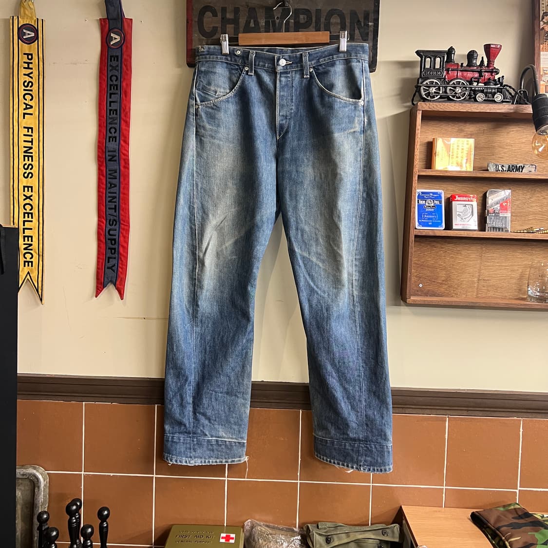 00's 리바이스 엔지니어드진 33x32 Size (35인치) 멕시코 상품이미지1