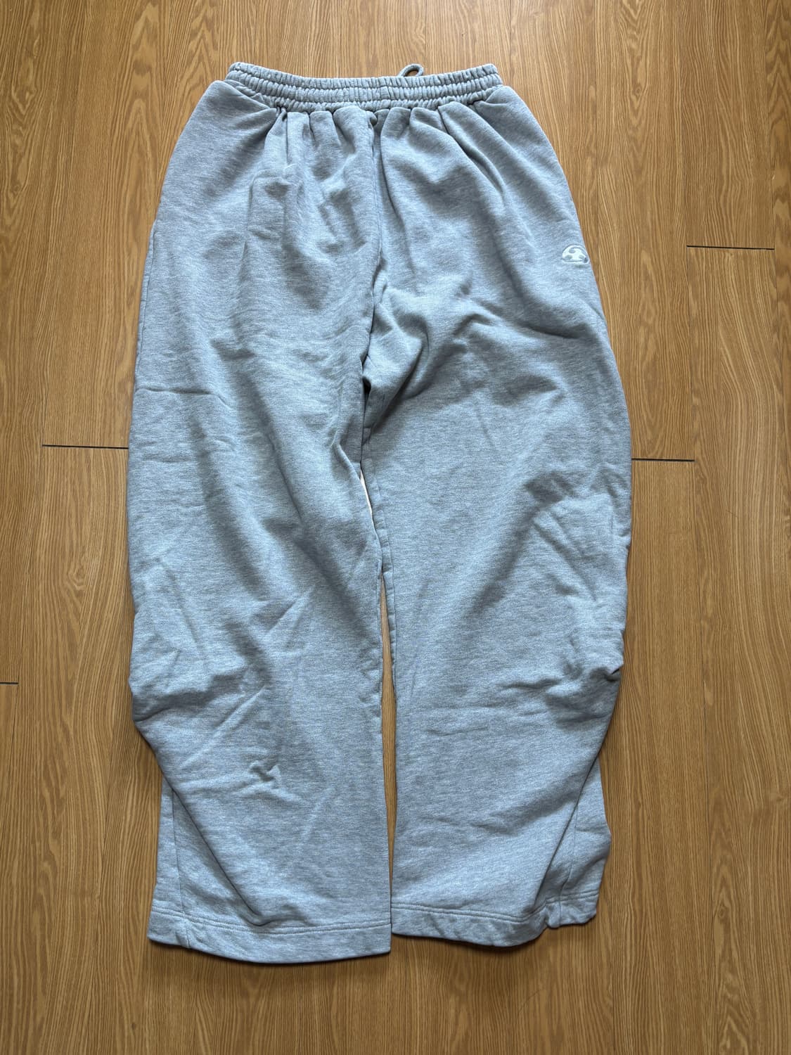 산산기어 스웻팬츠1 두 장 블랙, 그레이 상품이미지2