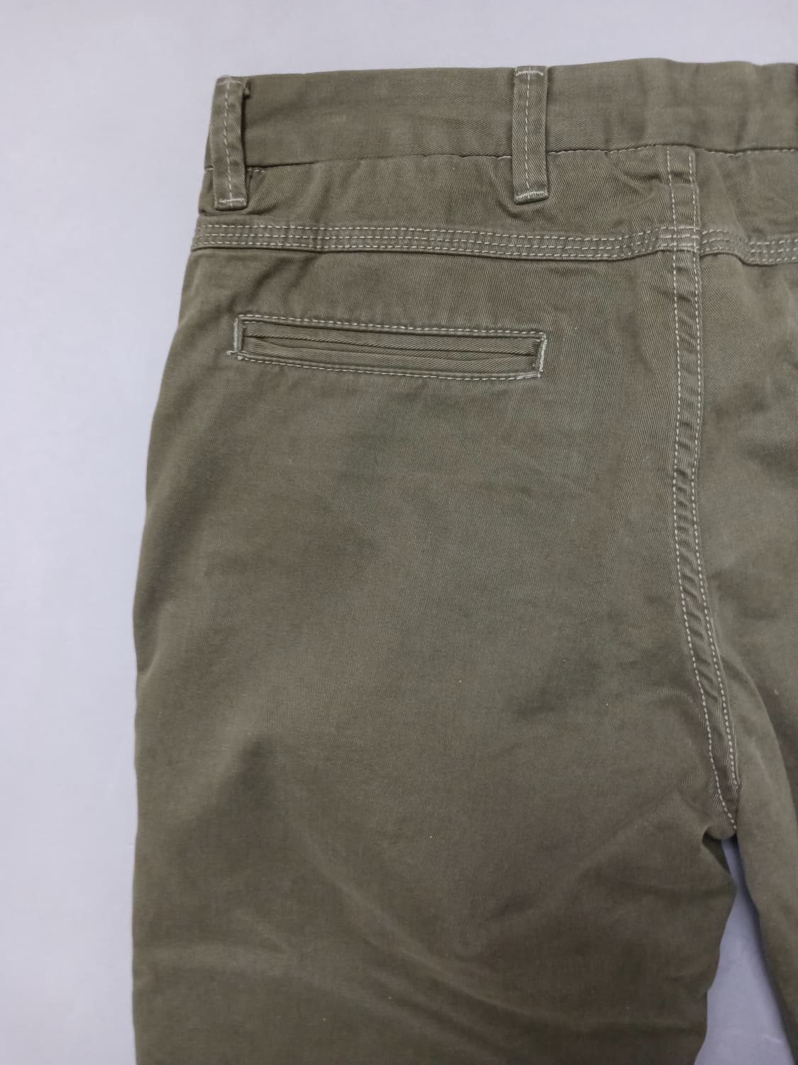 새제품 [32] 슈퍼드라이 슬림2핏 카키 치노 팬츠 상품이미지8