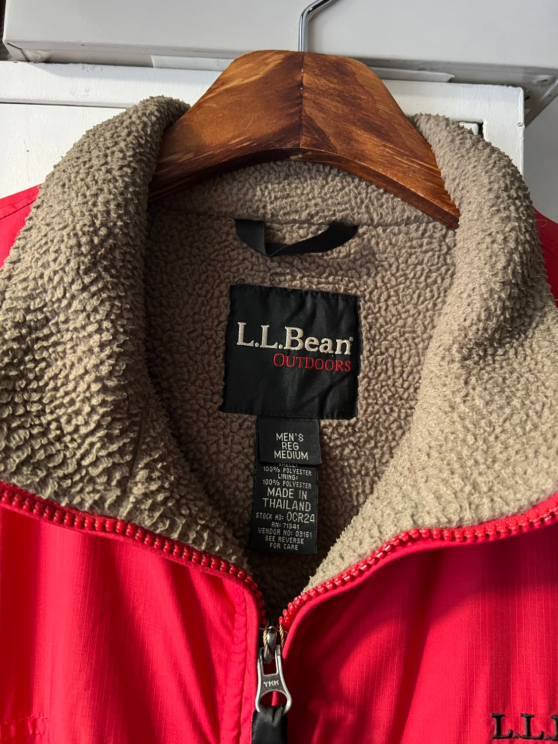 [M]엘엘빈 아웃도어 USA 플리스 라이닝 립스탑 웜업 자켓 상품이미지2