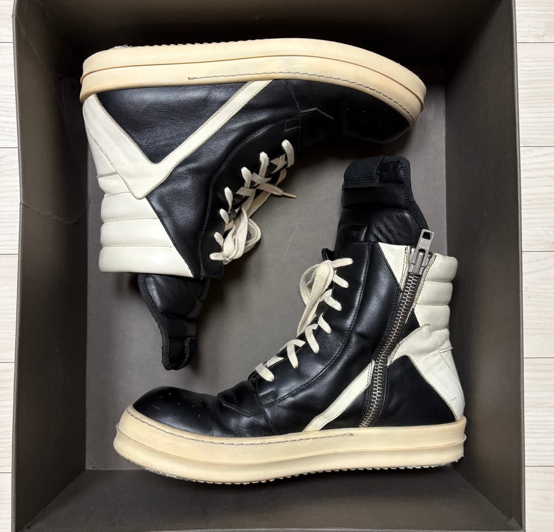 릭오웬스 지오바스켓 블랙 화이트 41 상품이미지1