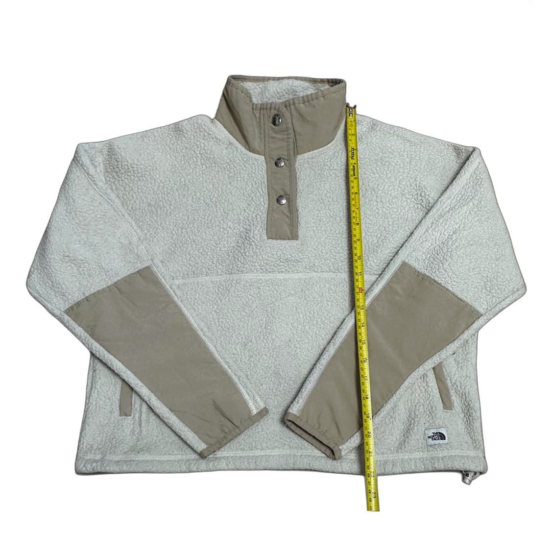 노스페이스 버튼 플리스 아이보리 상품이미지3