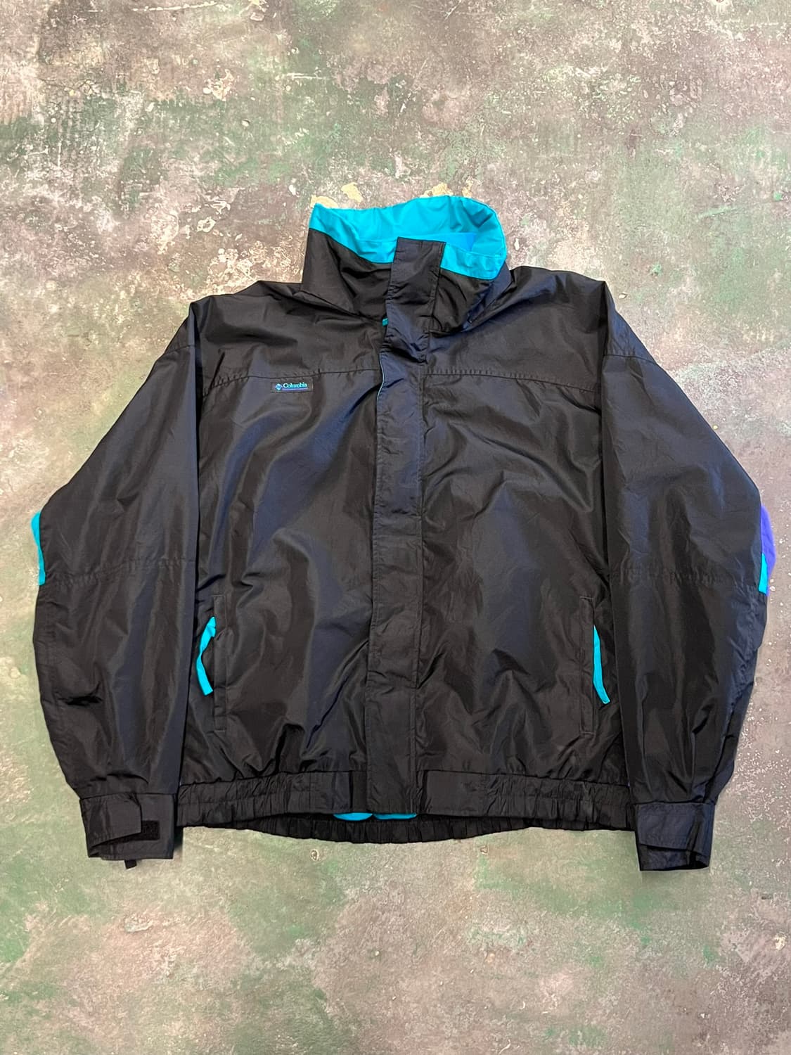 90's [XL] 빈티지 콜롬비아 Bugaboo 컬러블록 나일론 셸 자켓 상품이미지1