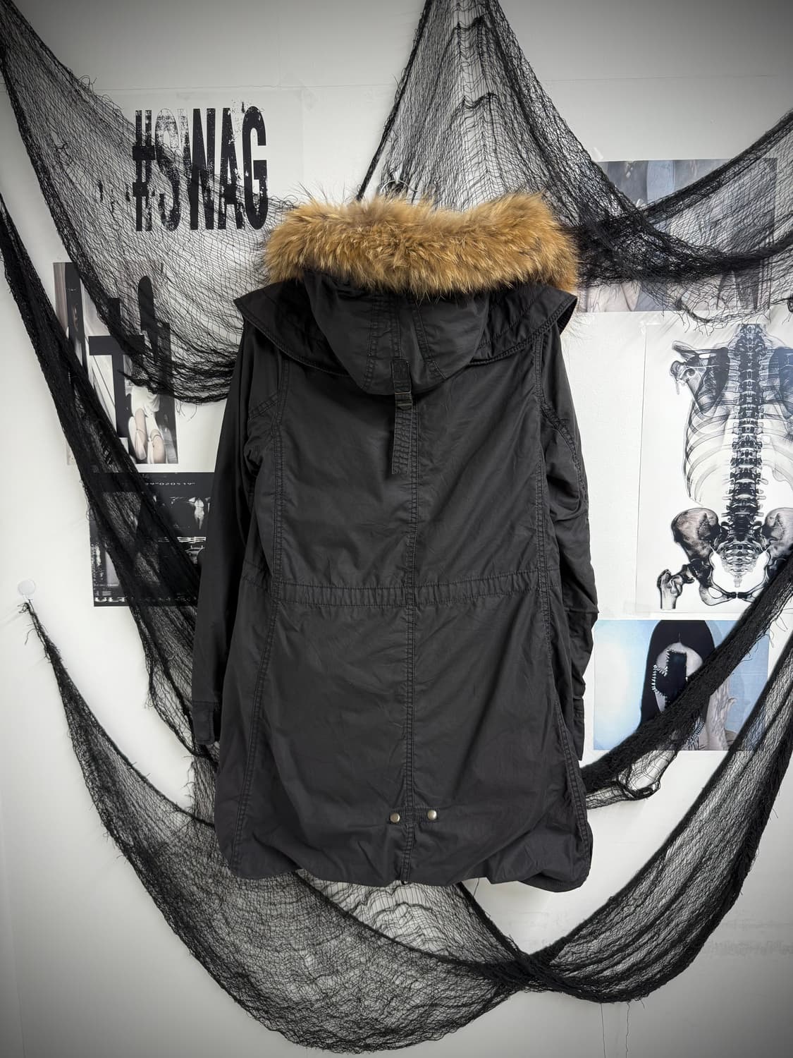 G.O.A collar detailed fur jumper  상품이미지3