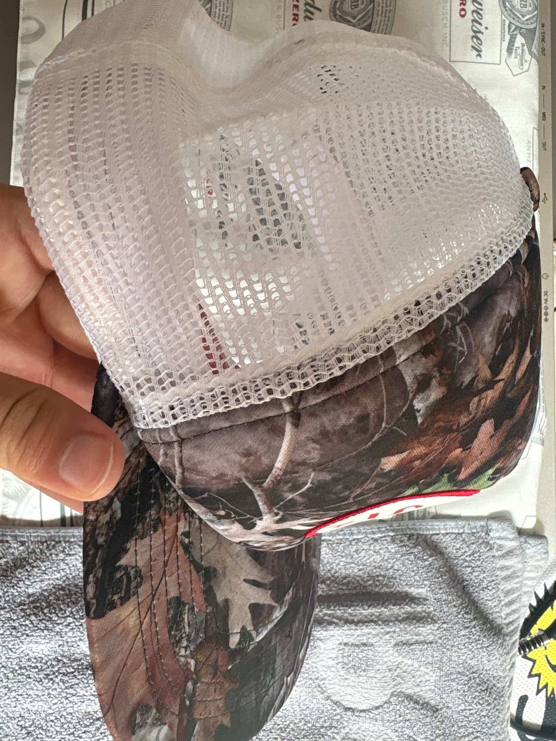 슈프림 메쉬 카모 모자 상품이미지4