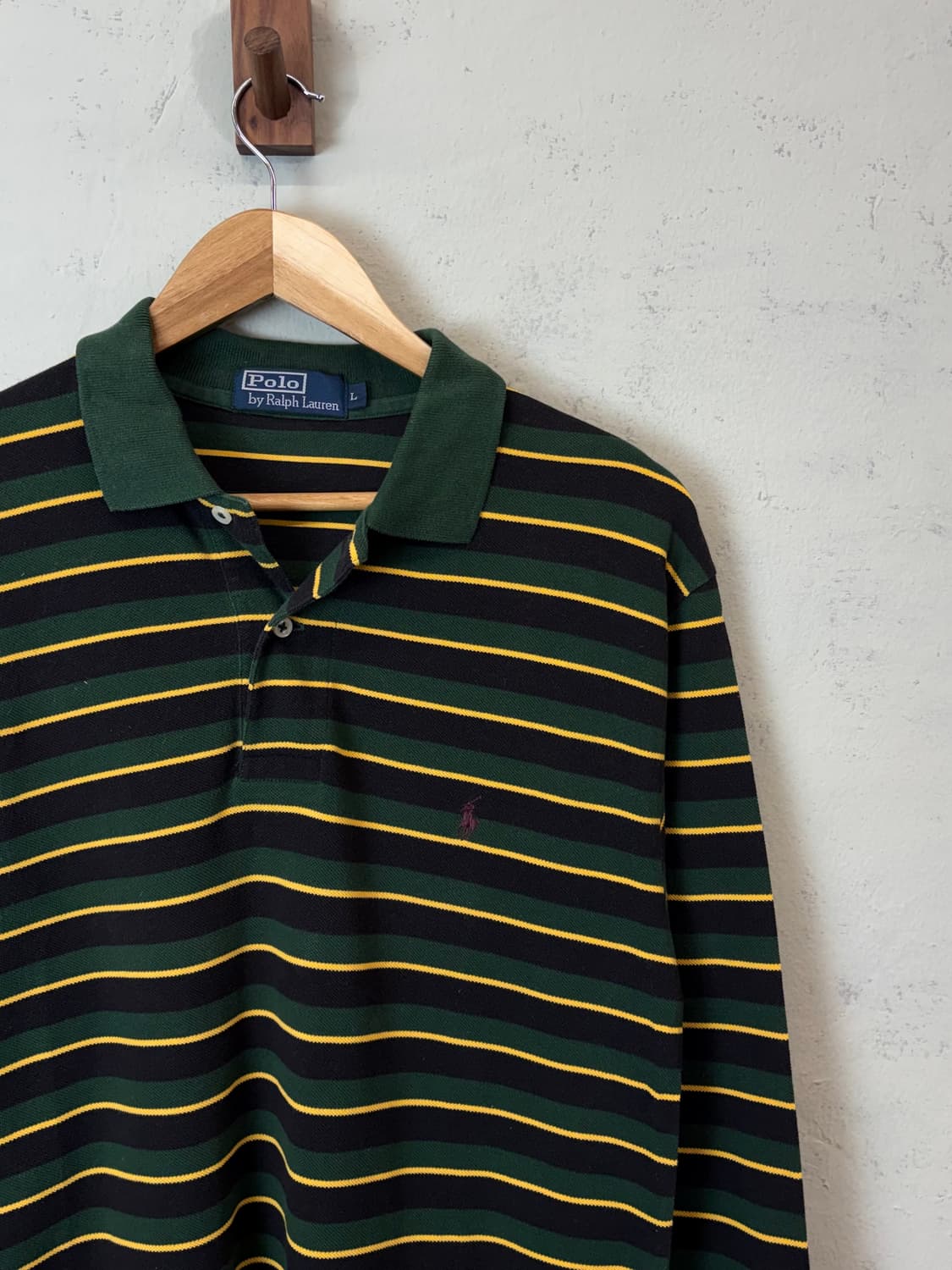 폴로랄프로렌 빈티지 스트라이프 긴팔 카라티 상품이미지2