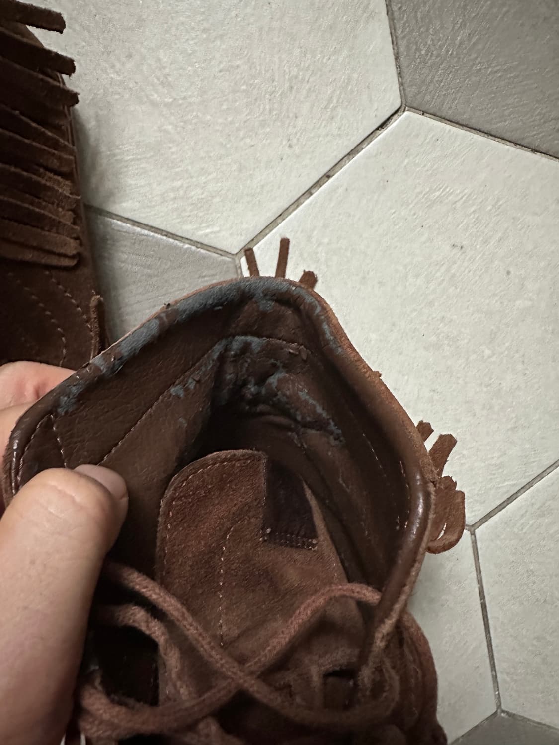 Vans Sk8 Hi Suede Moc(반스 스케이트하이 프린지) 상품이미지4