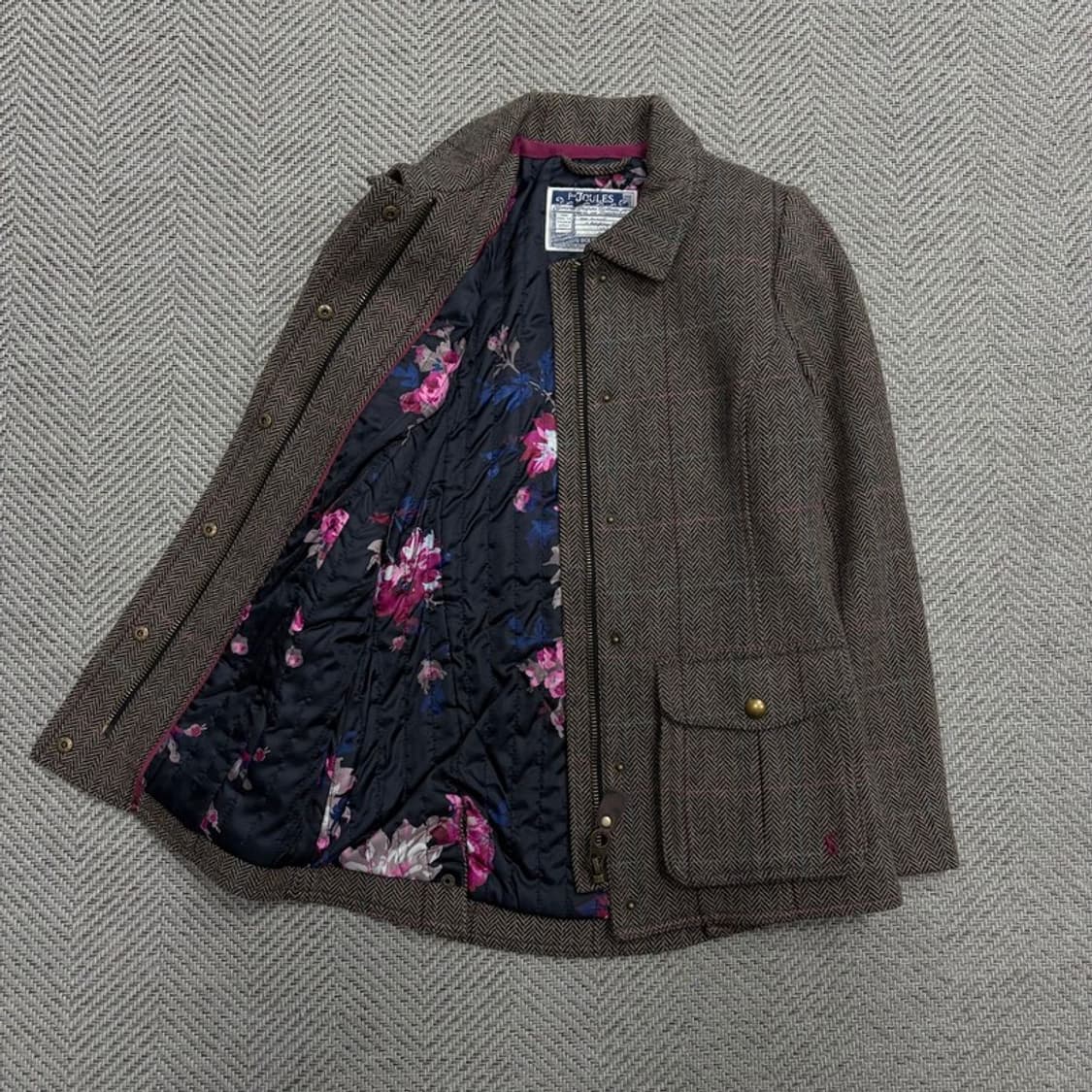쥴스 울 블렌드 헤링본 집업 자켓 v1688 상품이미지6