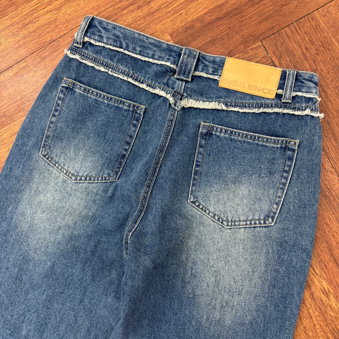 여성용 S 인사일런스 테슬 디바이드 데님 상품이미지4