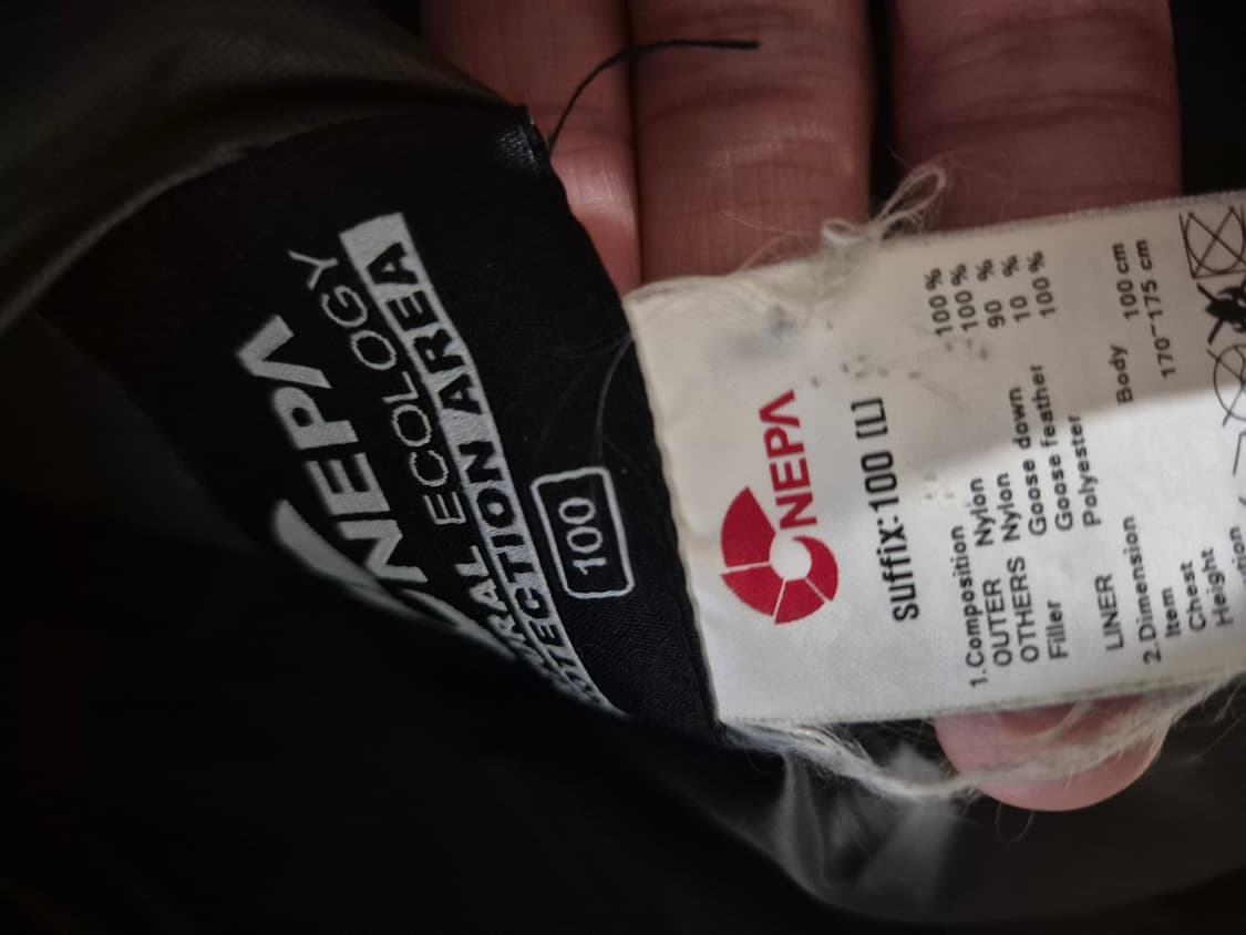 [100~105]네파 750필 구스다운패딩 상품이미지6