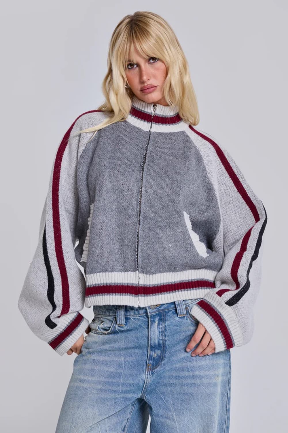 [세븐틴 도겸 착용] Jaded London Team 85 봄버 자켓 상품이미지2