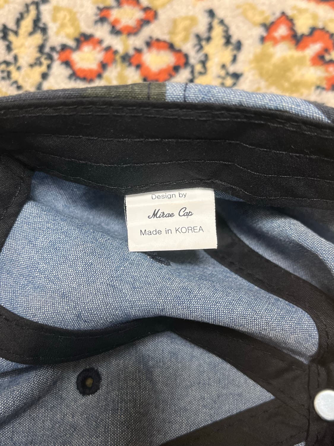 [FREE] 빈티지 카모플라쥬 자수 볼캡 상품이미지5