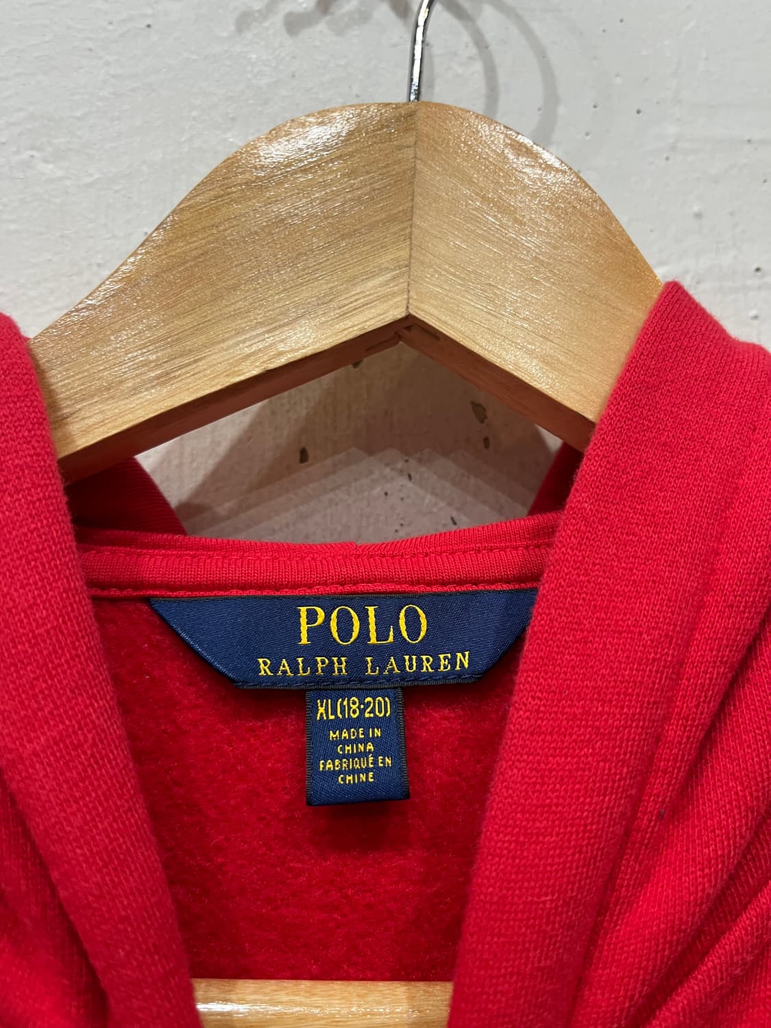 폴로랄프로렌 기모 후드집업  상품이미지4