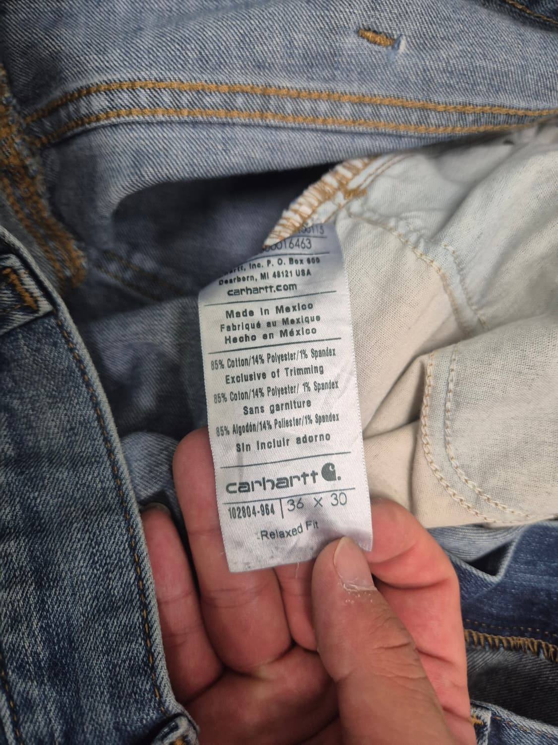 칼하트 데님팬츠 상품이미지6