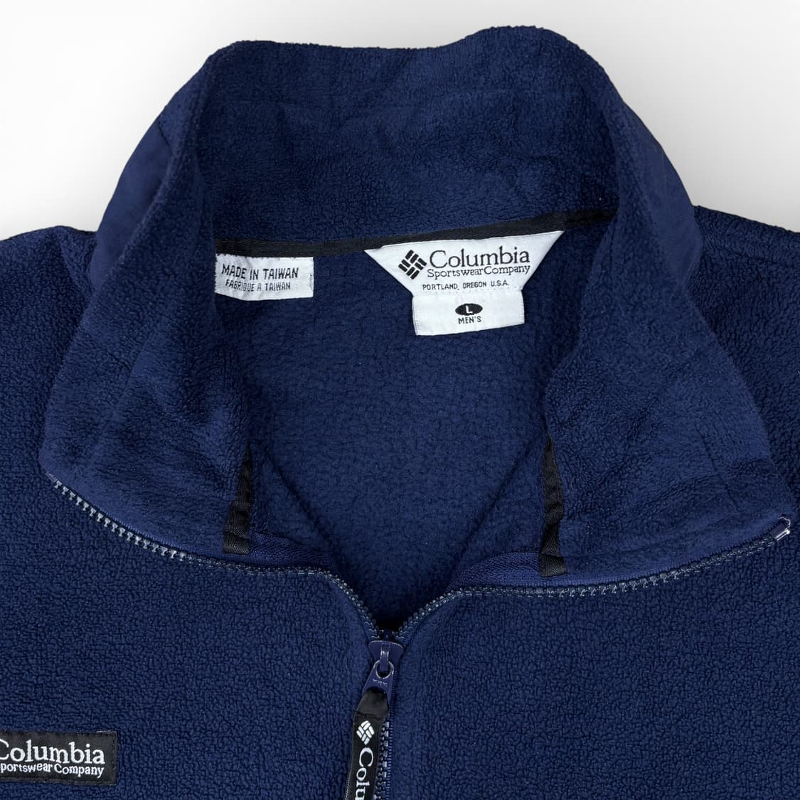 90's 컬럼비아 하프 집 풀오버 플리스 상품이미지5