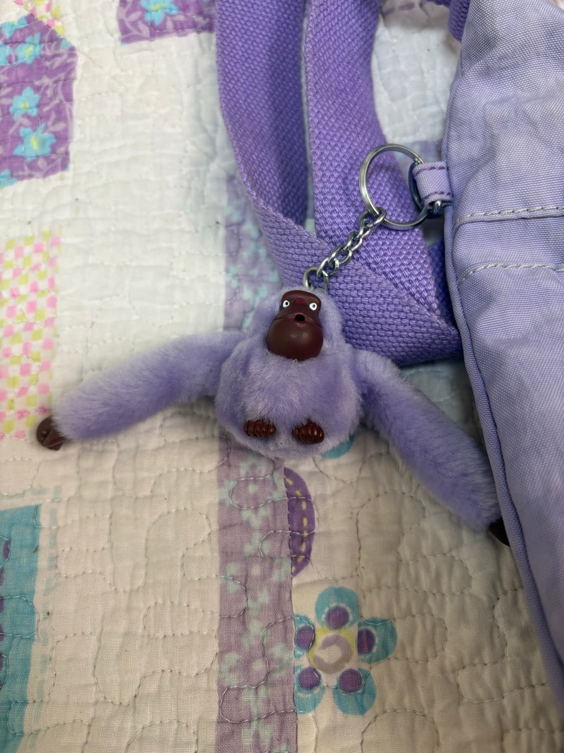 Y2K키플링 숄더백 연보라 상품이미지2