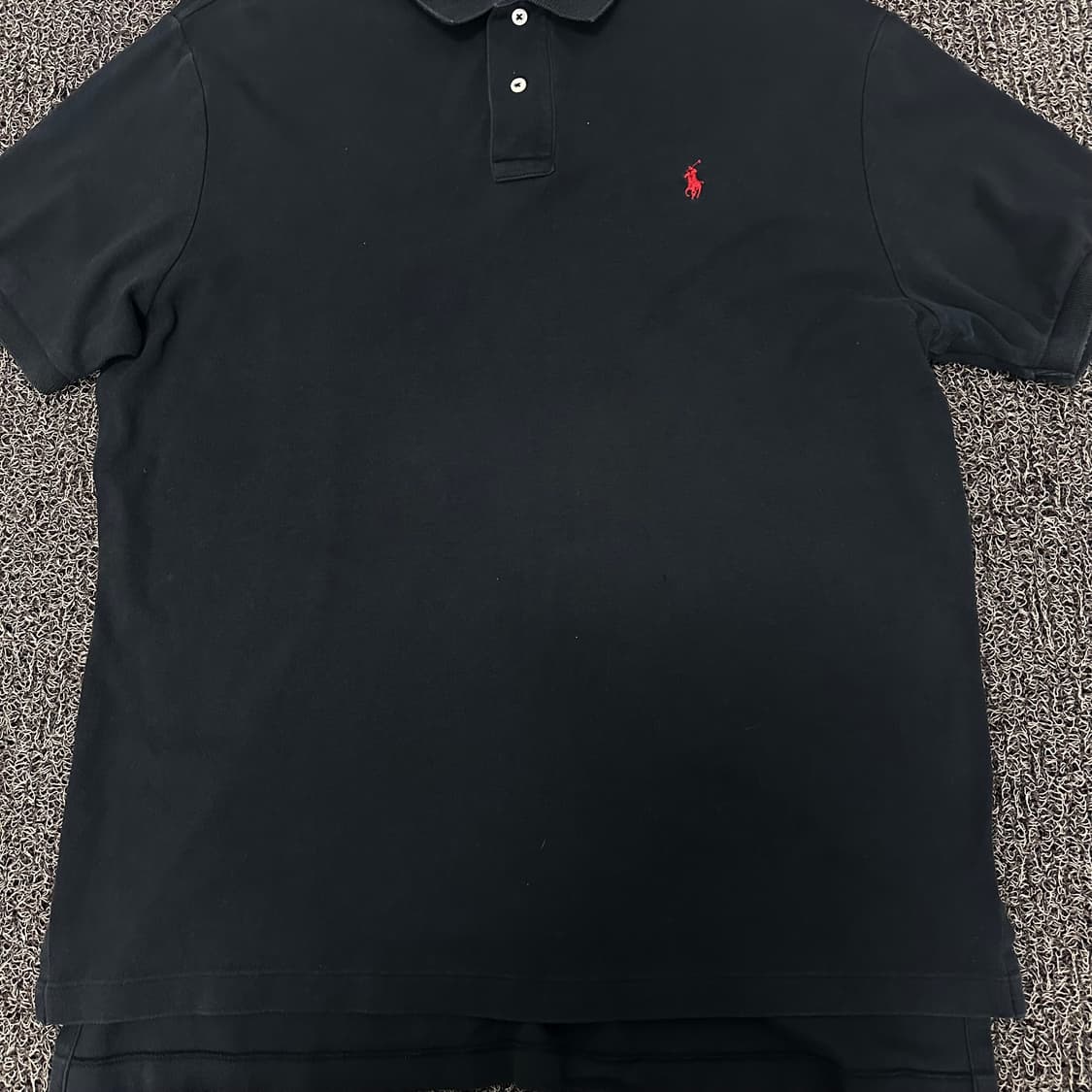 POLO 폴로 랄프로렌 카라티 반팔티셔츠 블랙 L 상품이미지4