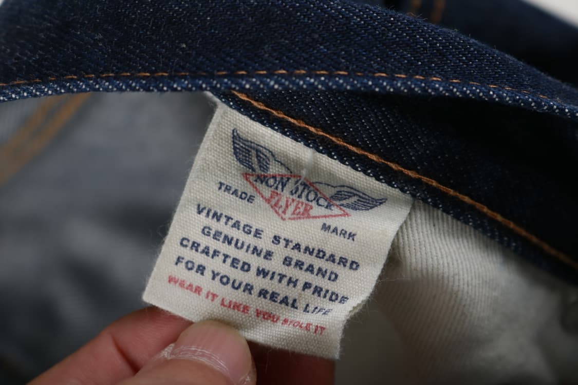 [32인치] 논스탁 (브론슨) 602 셀비지 데님팬츠 상품이미지6