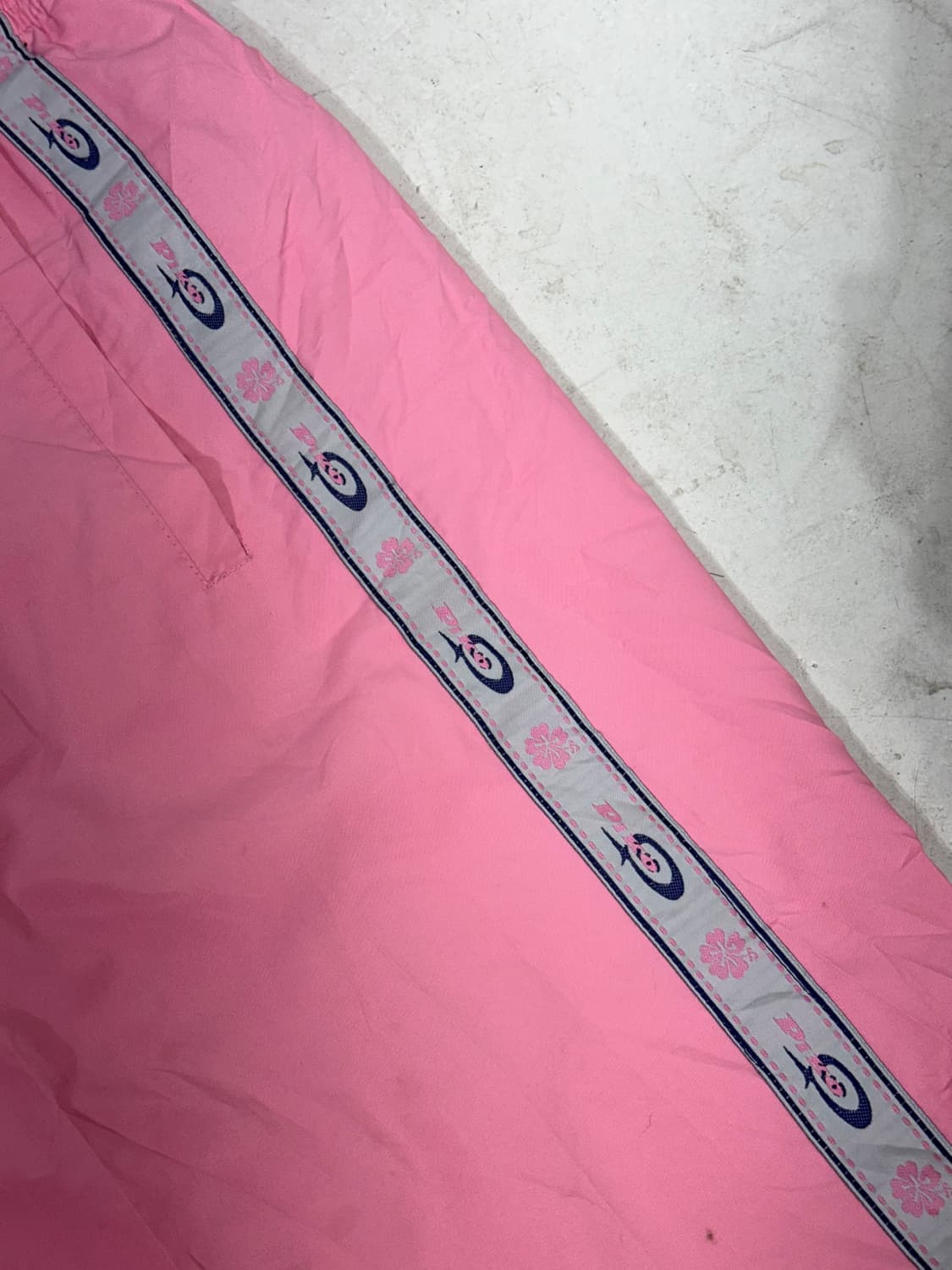 90s 피코 딸기우유 핑크 와이드 트랙 팬츠 힙합 추리닝 바지 M 상품이미지6