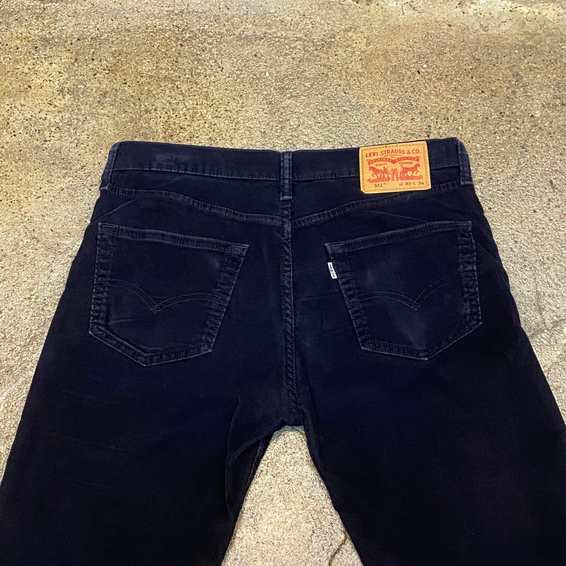 블랙 리바이스 코듀로이 팬츠 골덴바지 상품이미지9