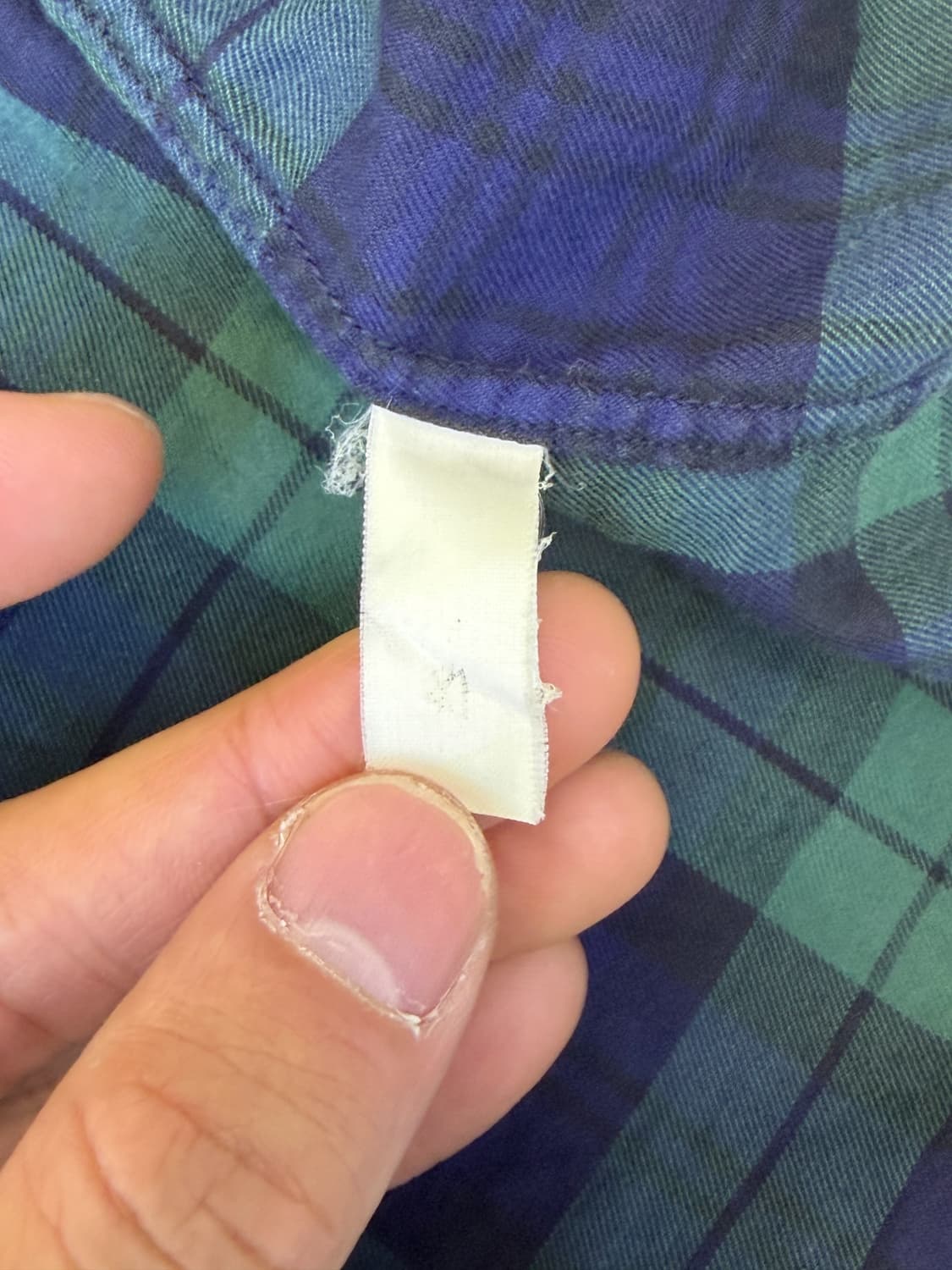 버버리 90s 크레스트 로고 체크 셔츠 상품이미지5