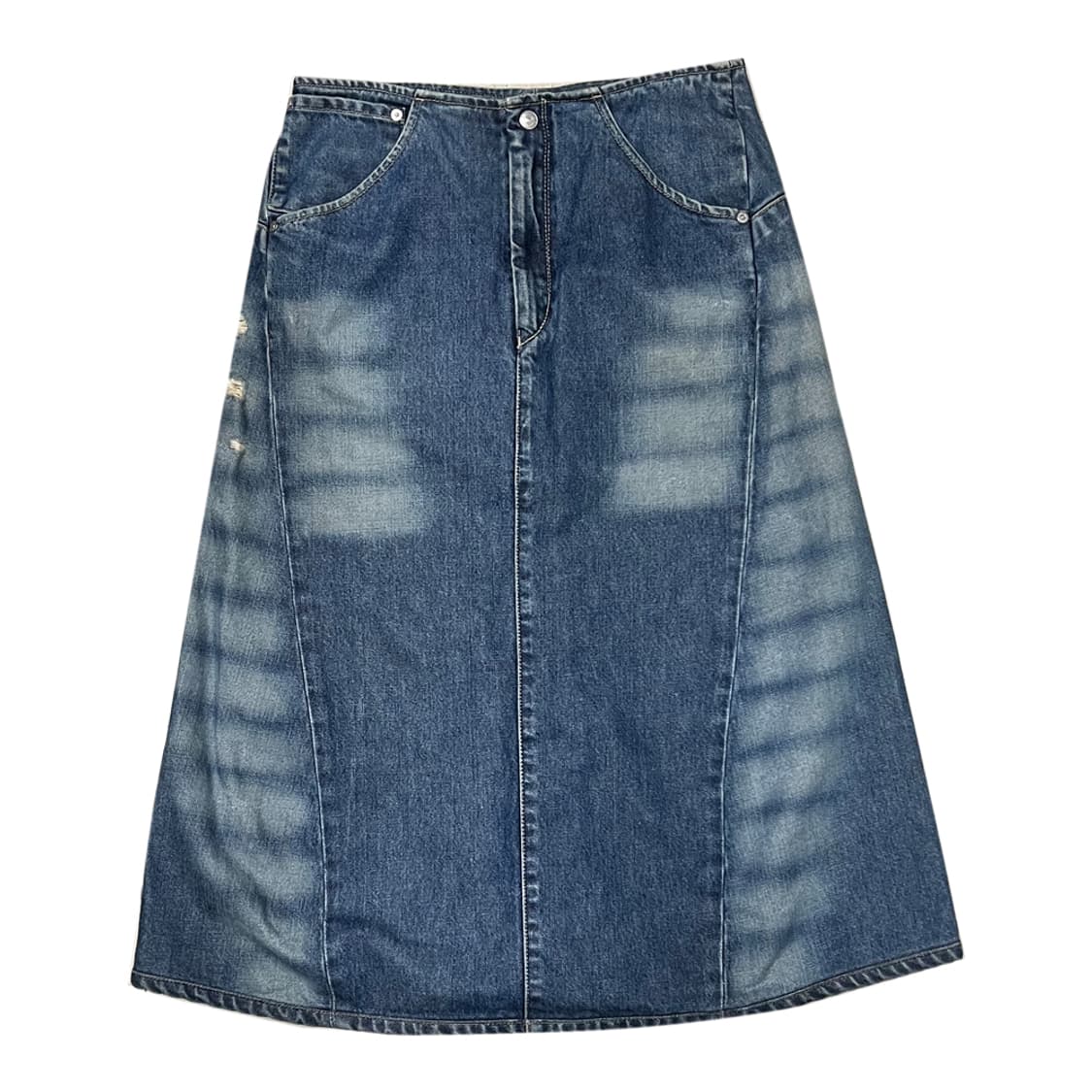 00s 리바이스 워싱 데님 롱 스커트 치마 95 상품이미지2