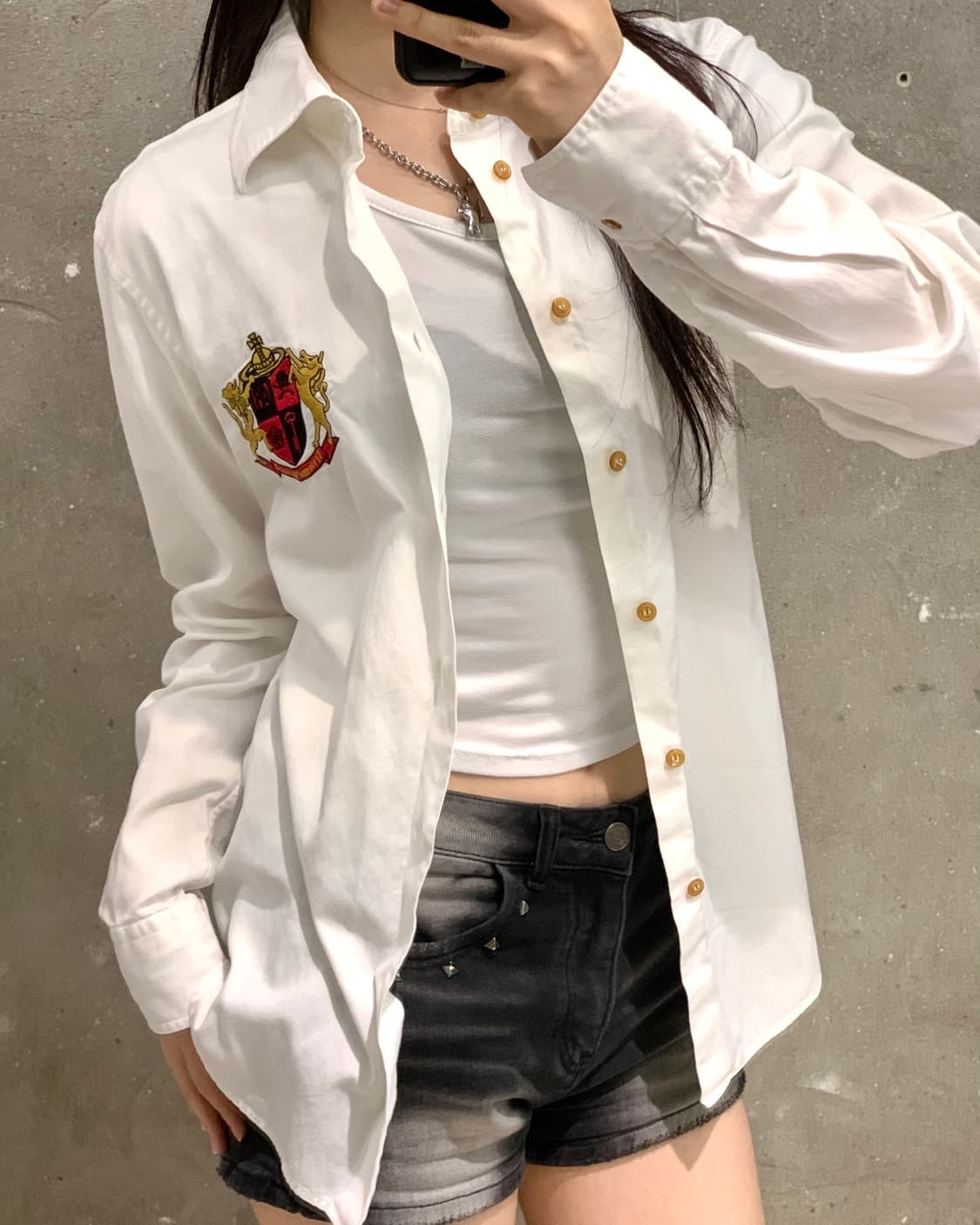 Vivienne Westwood man 비비안웨스트우드 화이트 셔츠 상품이미지2