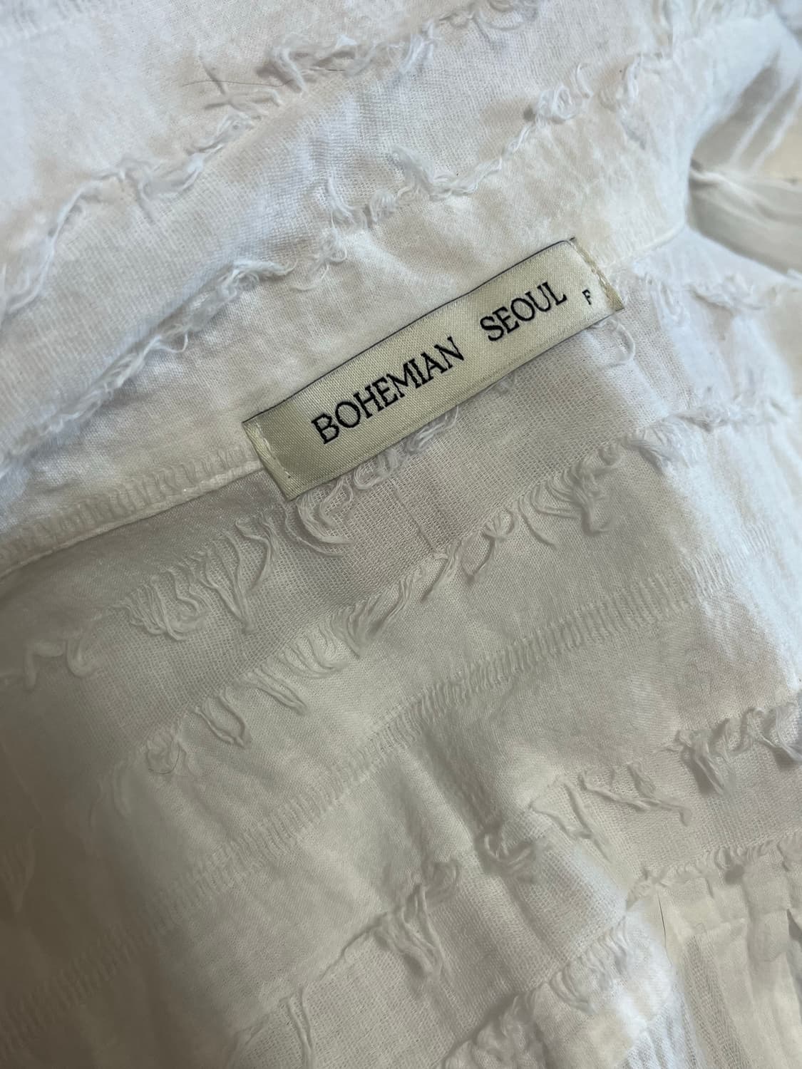 보헤미안서울 22시즌 그런지 롱 셔츠 상품이미지8