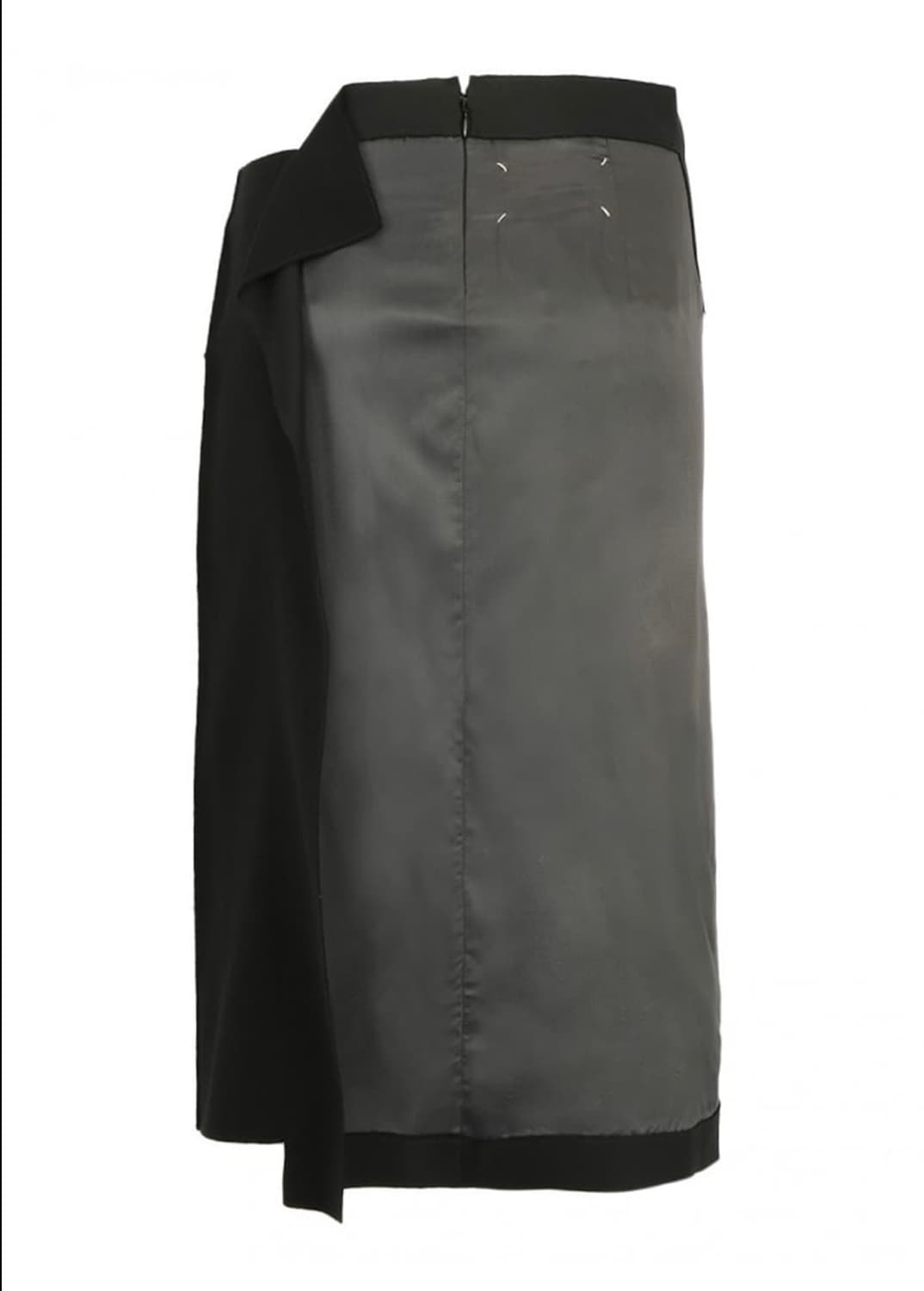 메종 마르지엘라 새틴 패널 언발란스 미디 스커트 상품이미지6
