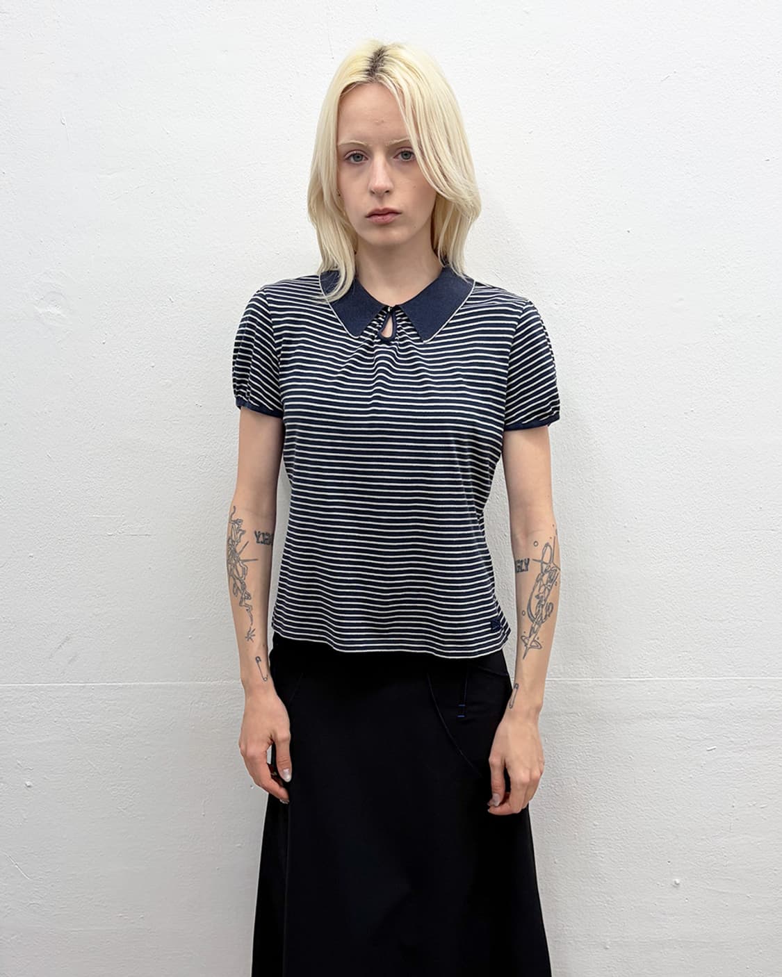 크리지아 칼라 티셔츠 상품이미지2