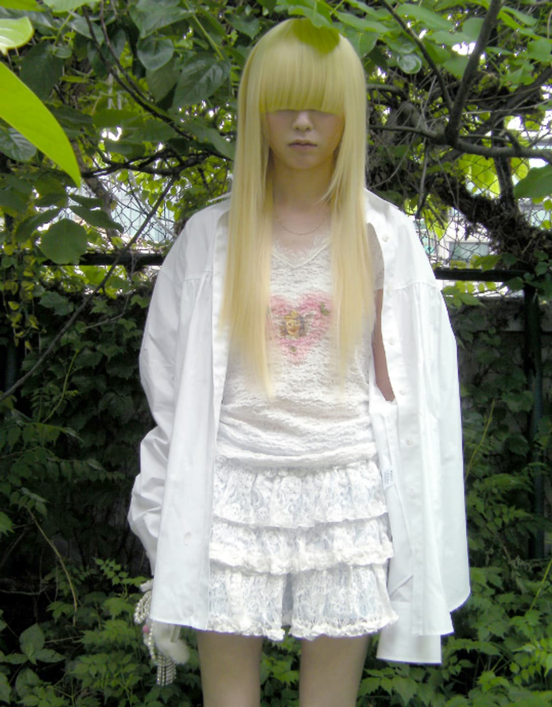 hetit Rose Heart Angel T-shirt 상품이미지4