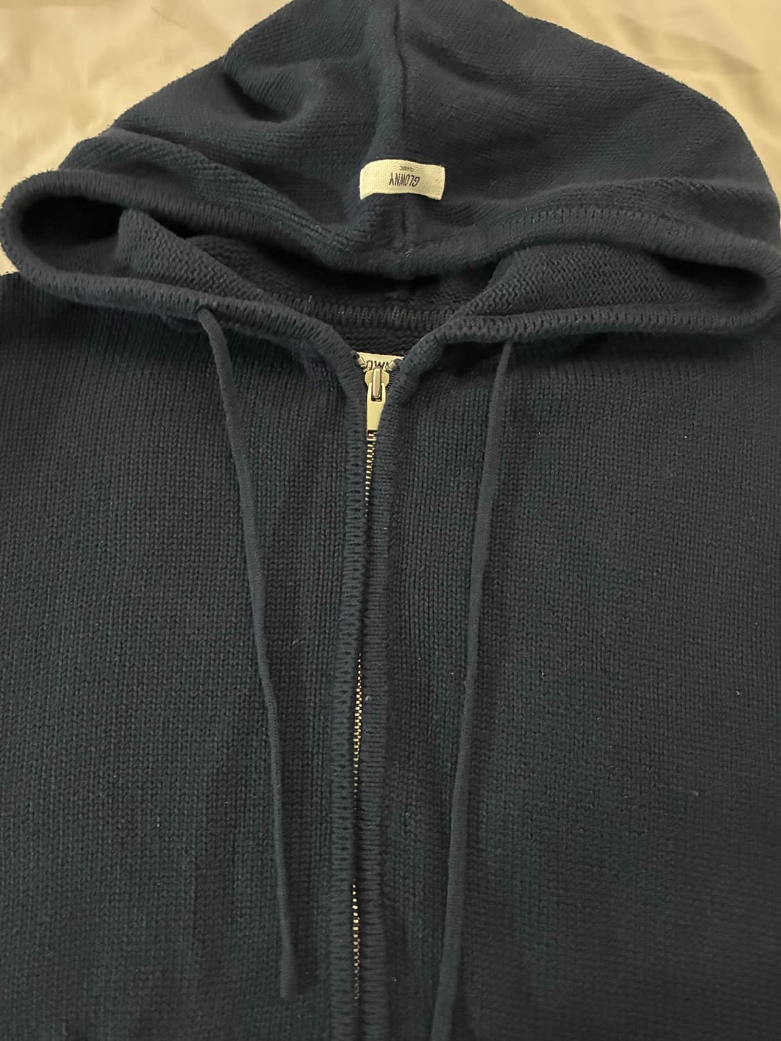 G CLASSIC KNIT ZIP UP (NAVY) 상품이미지2