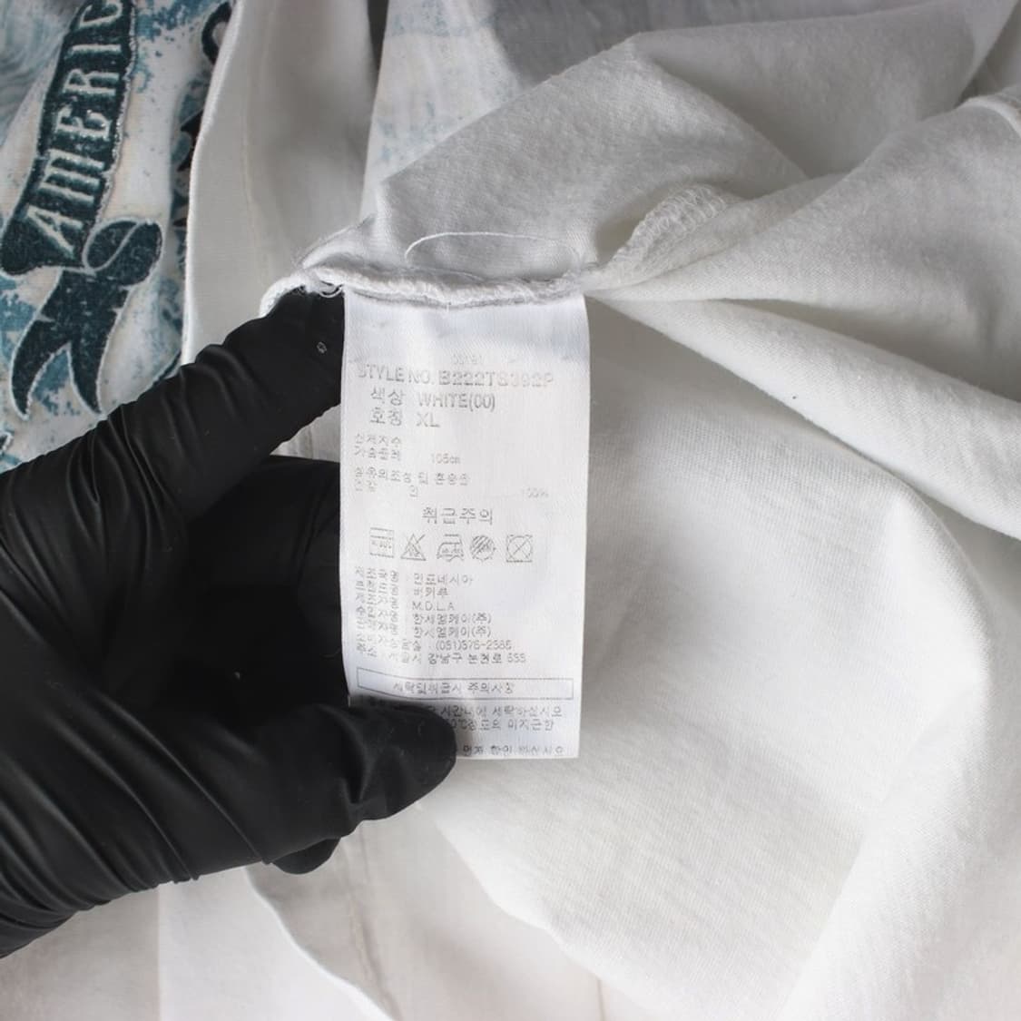 버카루 빈티지 그래픽 프린팅 티셔츠 XL 상품이미지6