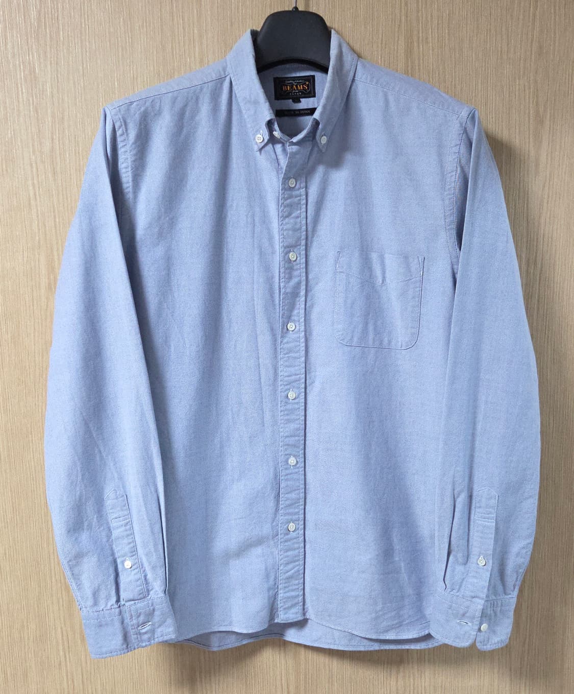 (착샷) 빔즈 플러스 옥스포드 셔츠  상품이미지1