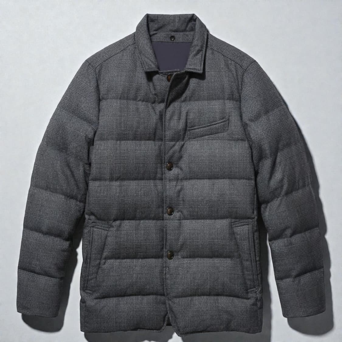 100~105슬림)OLZEN 올젠 구스다운 블레이저 패딩 상품이미지1