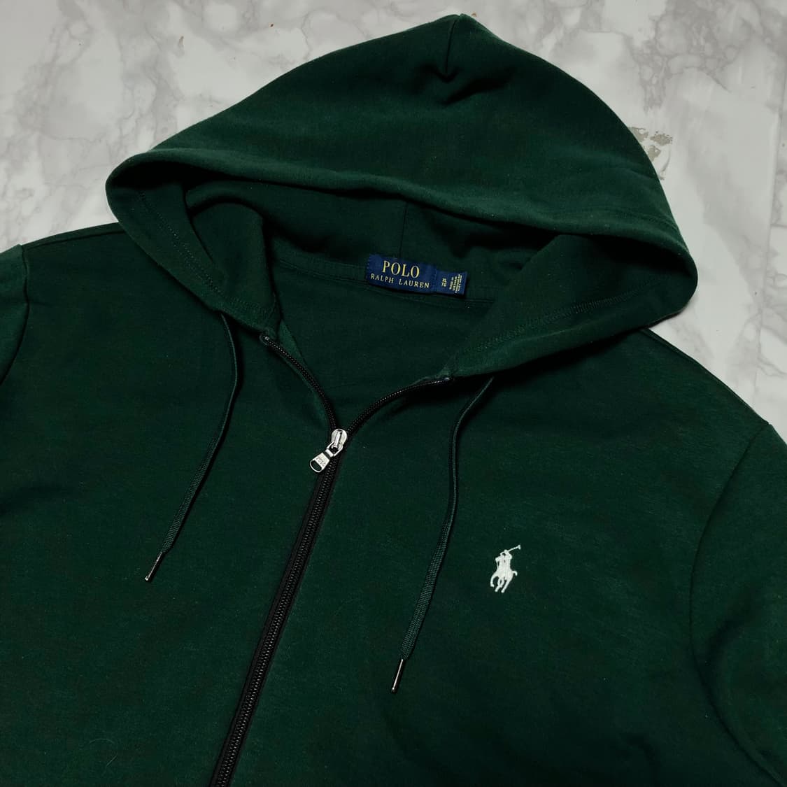 폴로 랄프로렌 딥그린 후드 자켓 집업 상품이미지2