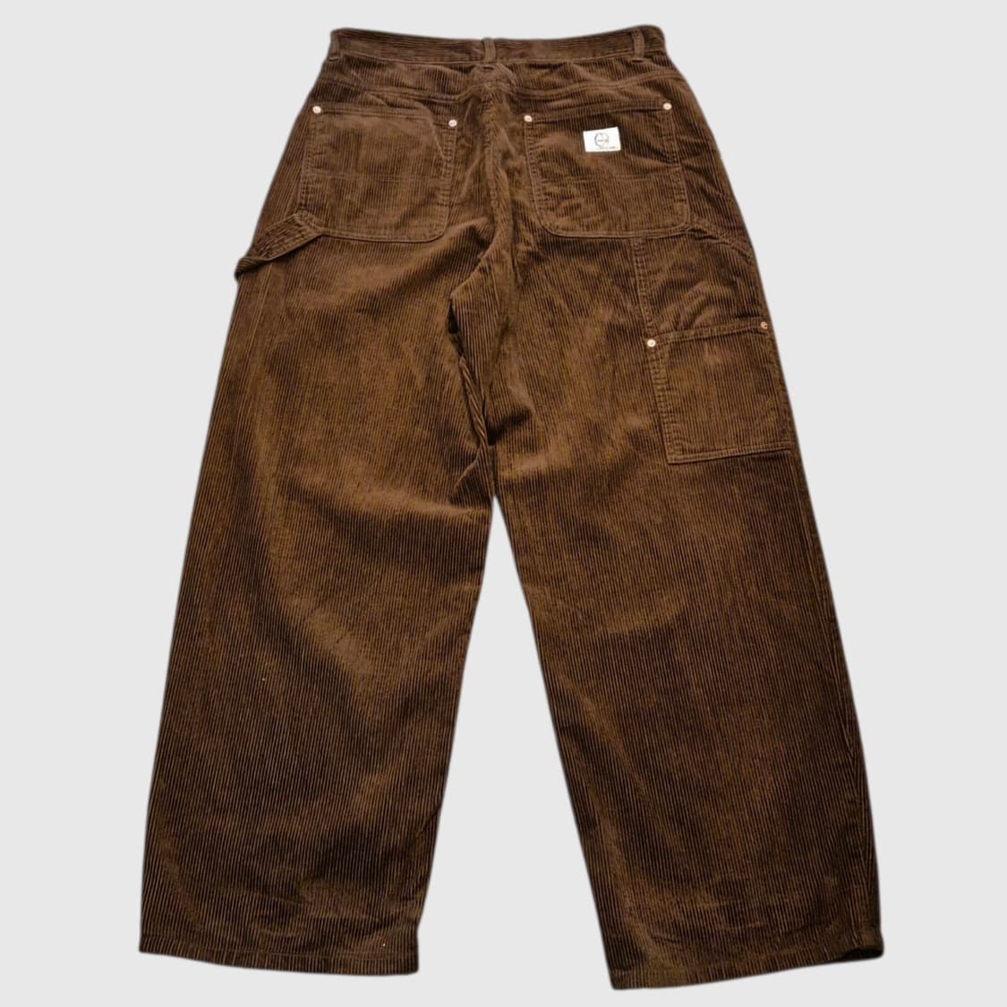 30인치 브라운 카팬터 와이드핏 코듀로이팬츠  상품이미지2