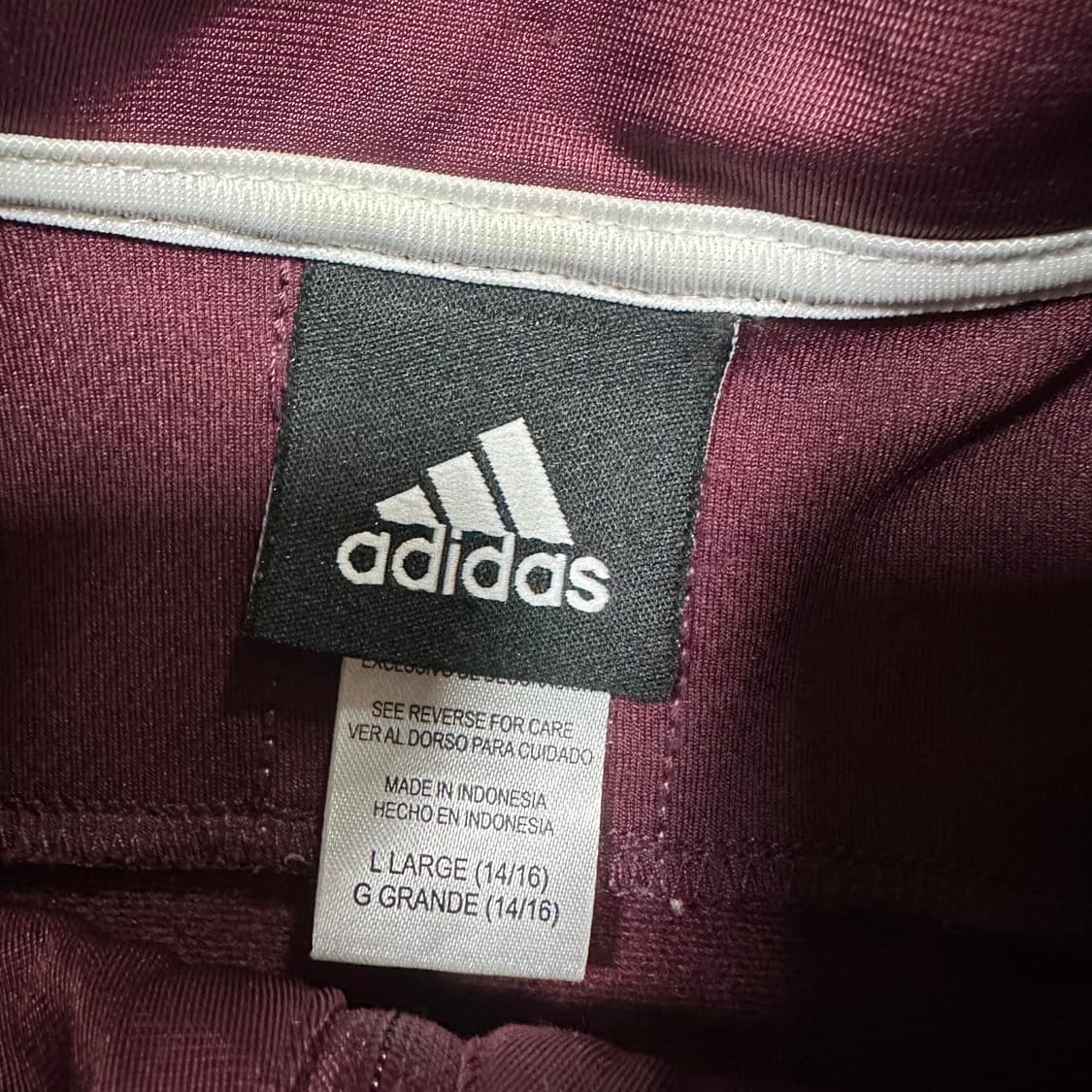 ✨ (바배) 아디다스 버건디 트랙탑 져지 상품이미지3