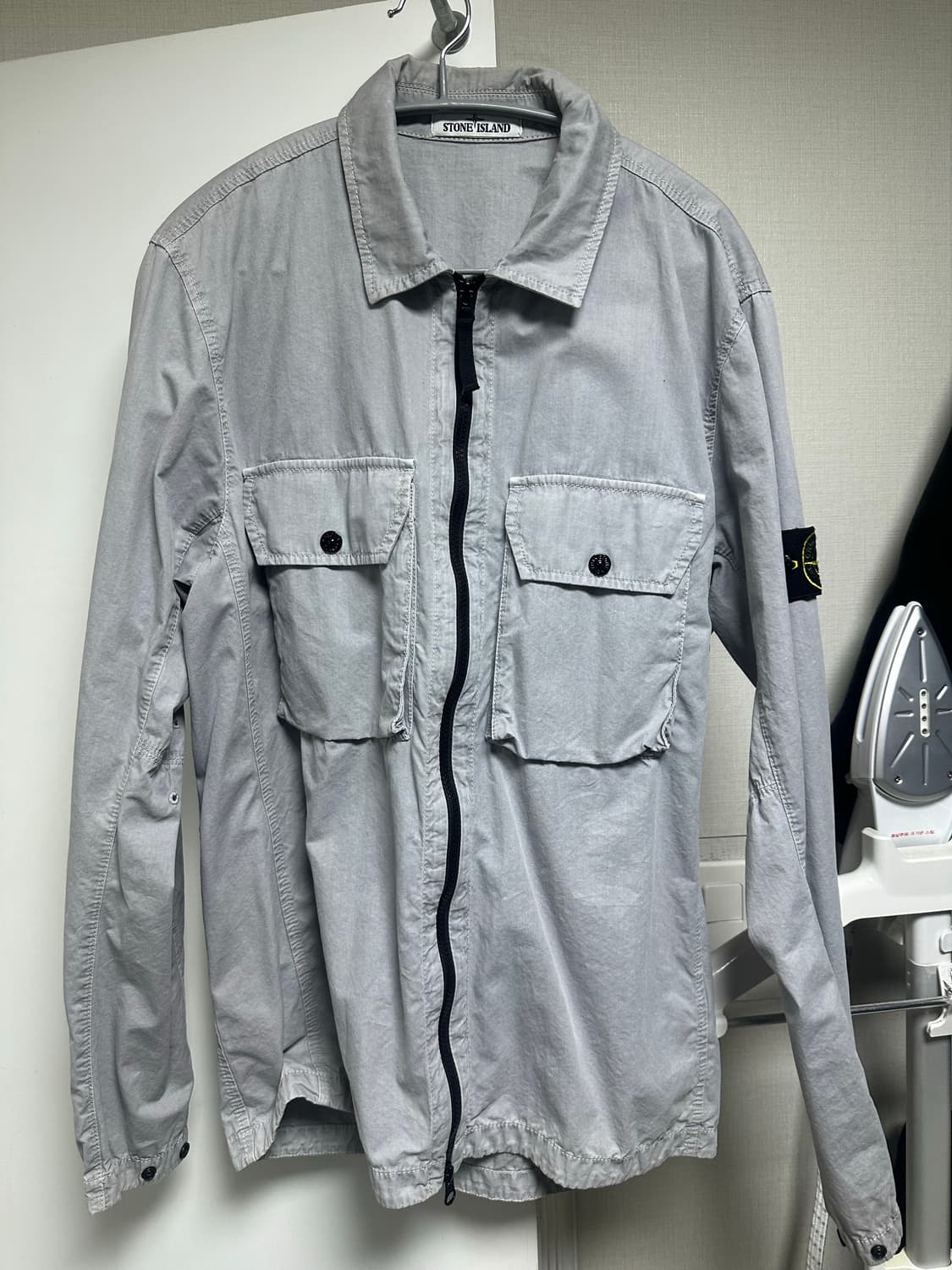 스톤아일랜드 113WN 올드이펙트 오버셔츠 상품이미지2