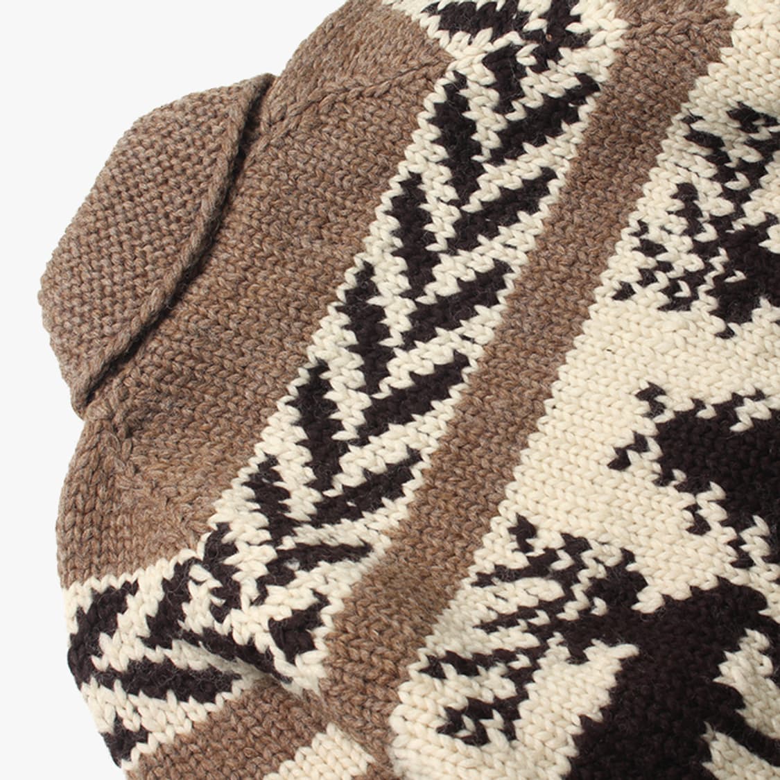  KANATA "Brown Knit Zip-up" 상품이미지9