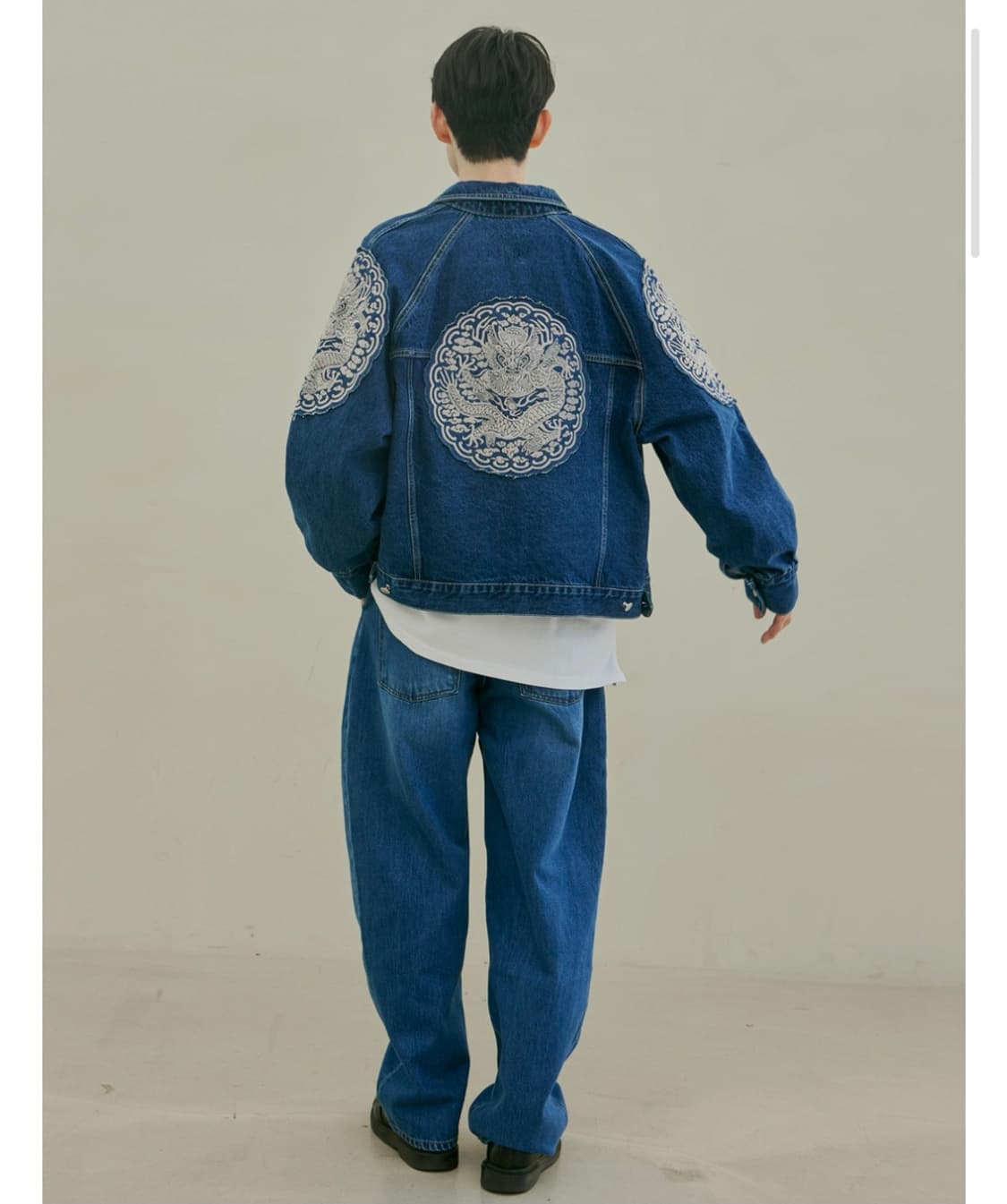 교집합X악오 청롱포 진청 자켓 상품이미지8