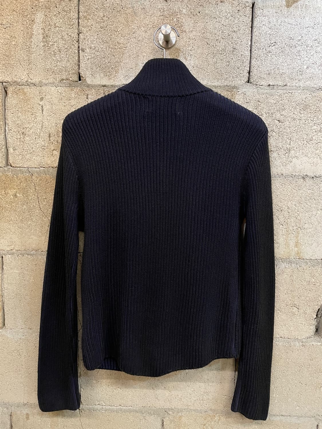 마뗑킴 하이넥 골지 니트집업 가디건  상품이미지4