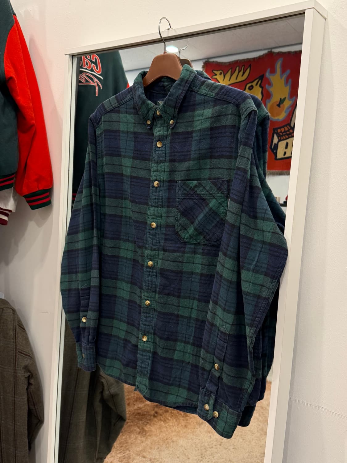 00s Woolrich 울리치 플란넬 타탄 체크 셔츠 상품이미지1