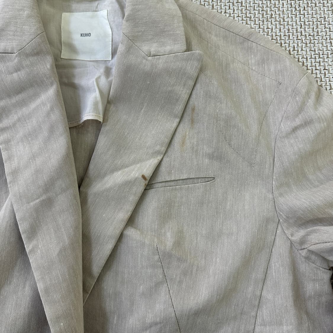 81-90-155 구호 코튼 린넨 자켓 0326D 상품이미지5