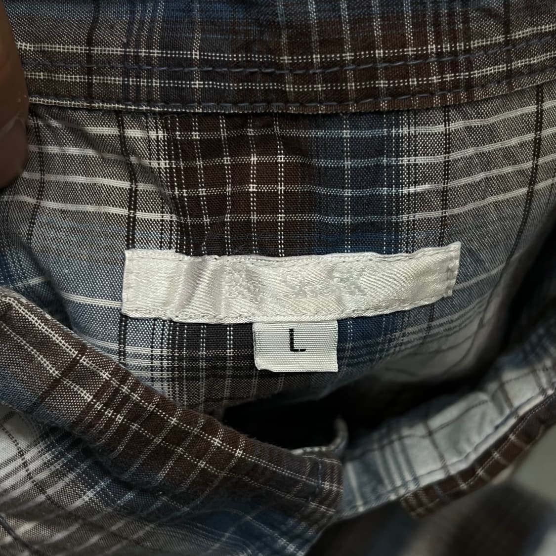  빅 샤크 체크 웨스턴 하프 셔츠 y16218 상품이미지5